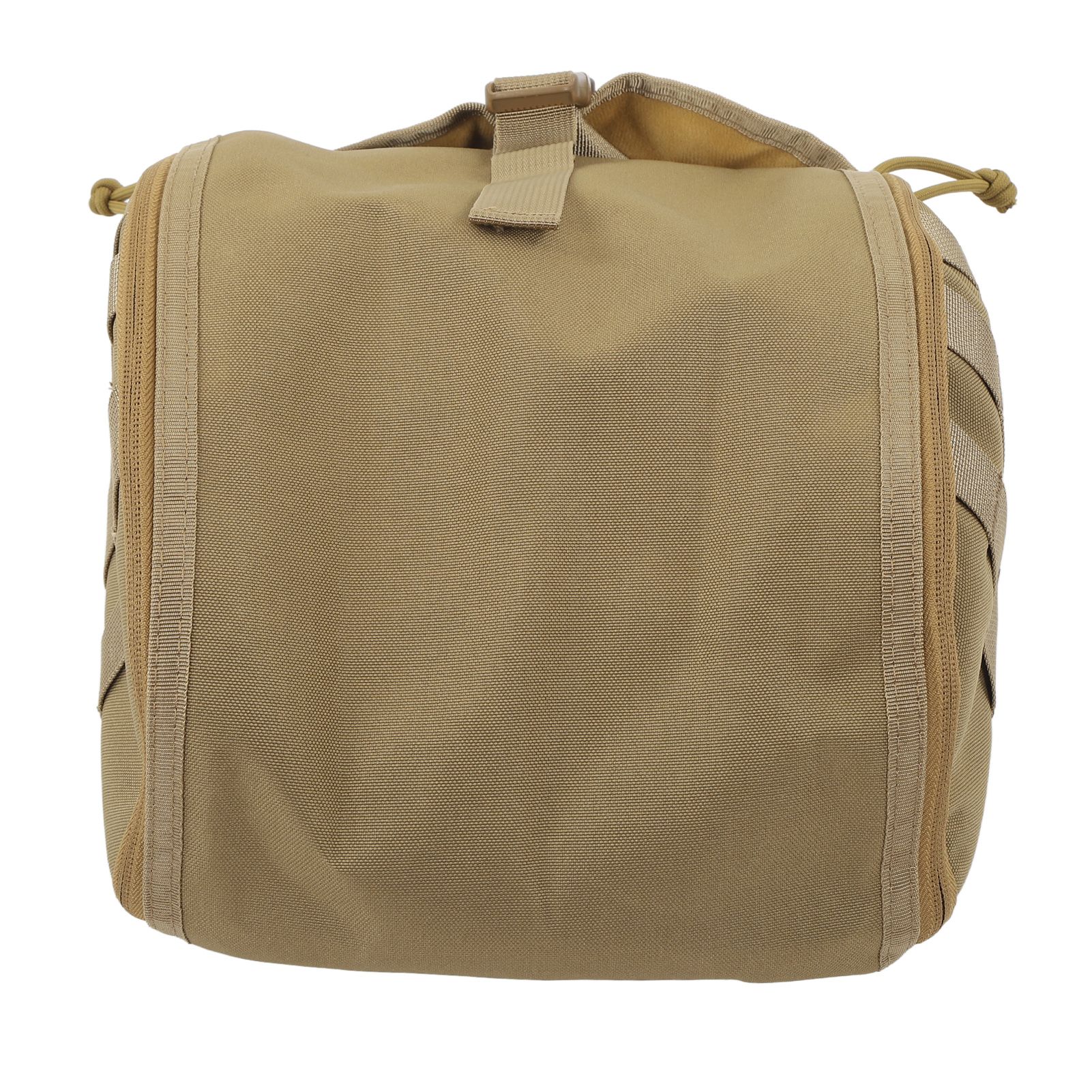 Camping Helmet Bag Canvas Scratch Prevention Adjustable Helmet Storage Bag For Hard Hats Helmet Khaki - Image 4