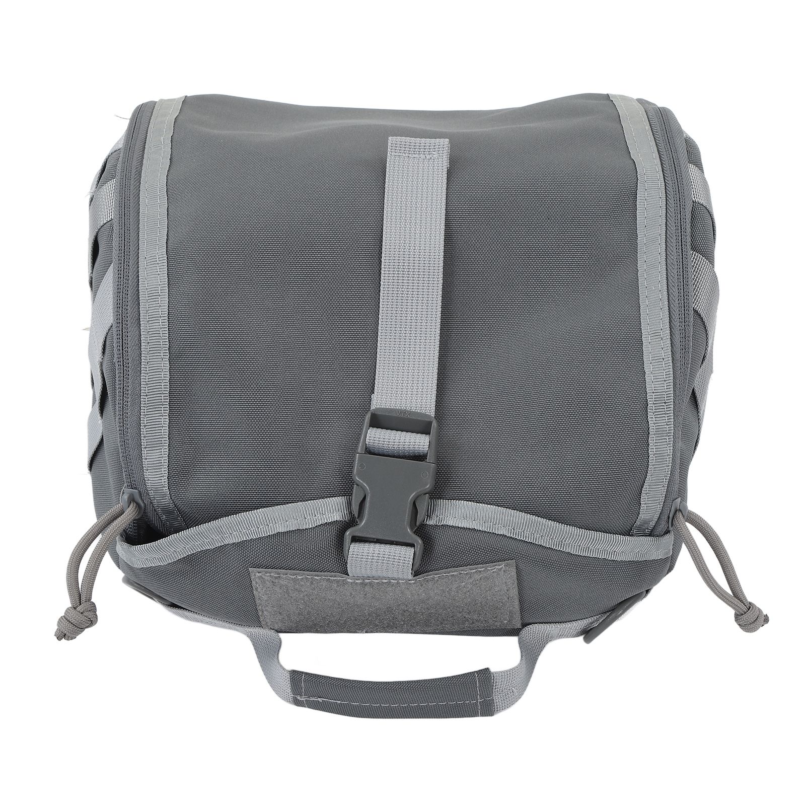 Camping Helmet Bag Canvas Scratch Prevention Adjustable Helmet Storage Bag For Hard Hats Helmet Grey - Image 1