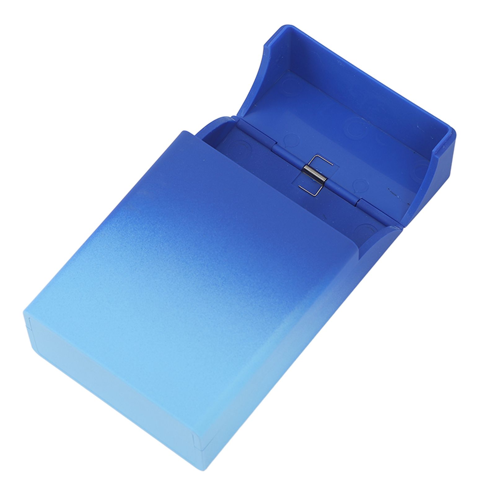 Clamshell Cigarette Case 20 Capacity ABS Portable Cigarette Holder Case for Cigarette Storage Blue Gradient - Image 4