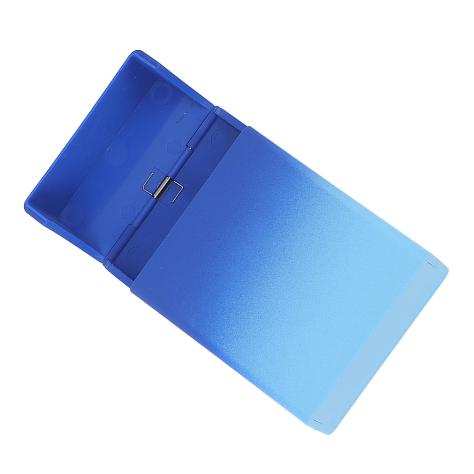 Clamshell Cigarette Case 20 Capacity ABS Portable Cigarette Holder Case for Cigarette Storage Blue Gradient - Image 6