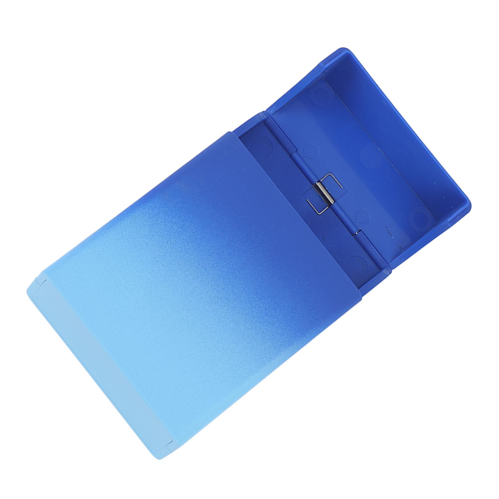 Clamshell Cigarette Case 20 Capacity ABS Portable Cigarette Holder Case for Cigarette Storage Blue Gradient - Image 7