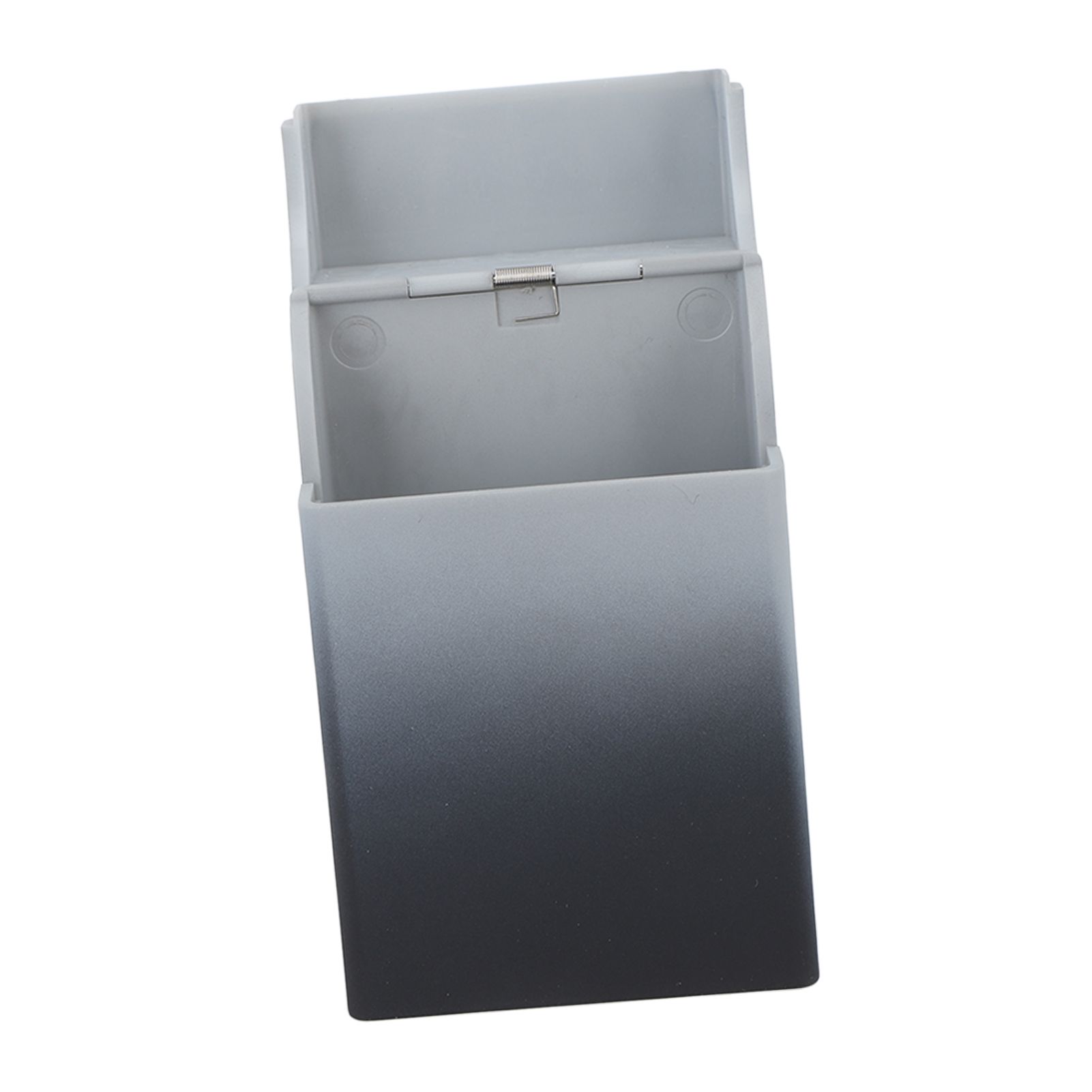 Clamshell Cigarette Case 20 Capacity ABS Portable Cigarette Holder Case for Cigarette Storage Gray Gradient - Image 2