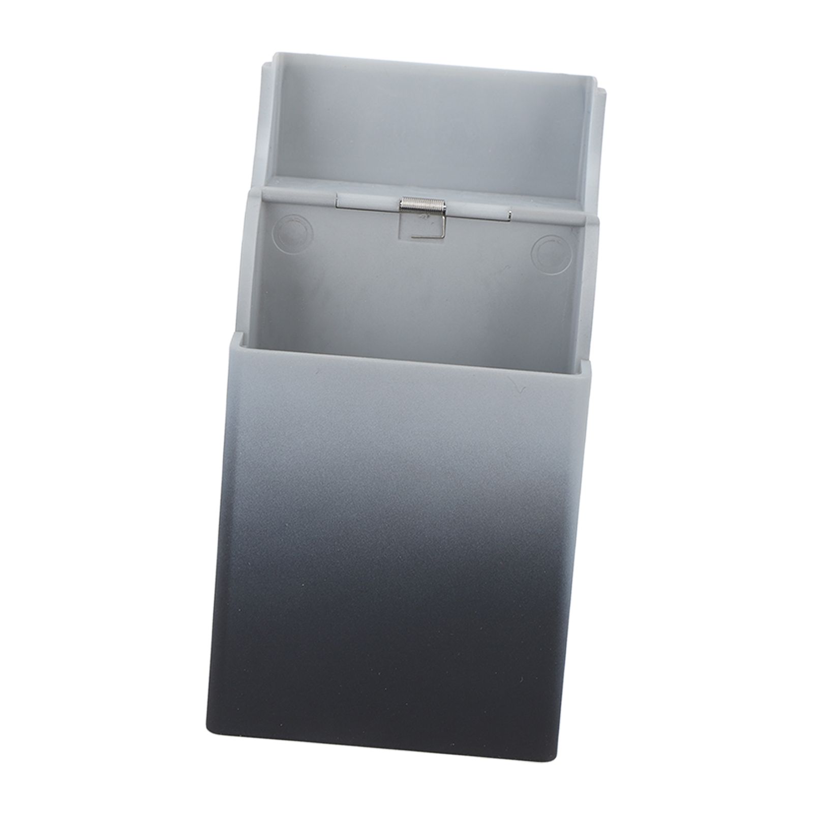 Clamshell Cigarette Case 20 Capacity ABS Portable Cigarette Holder Case for Cigarette Storage Gray Gradient - Image 3