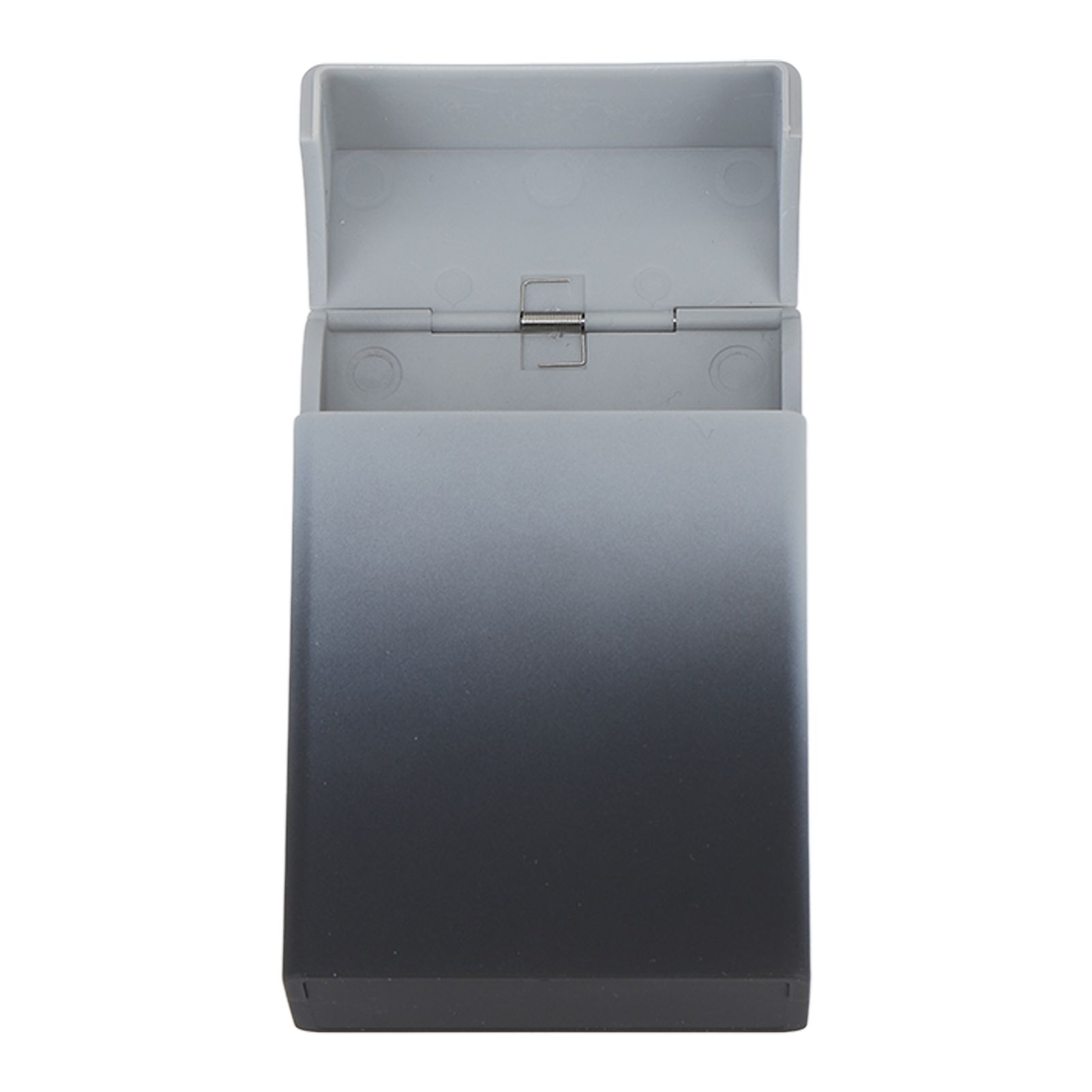 Clamshell Cigarette Case 20 Capacity ABS Portable Cigarette Holder Case for Cigarette Storage Gray Gradient - Image 8