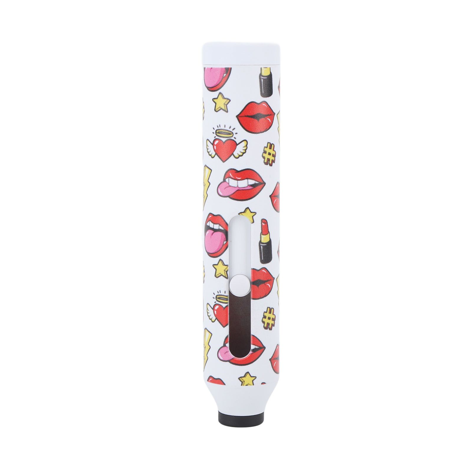 Handheld Car Ashtray Safety Protection Lightweight Portable Large Capacity Mini Car Cigarette Ashtray For Home Smoking Area Red Lips - Image 2
