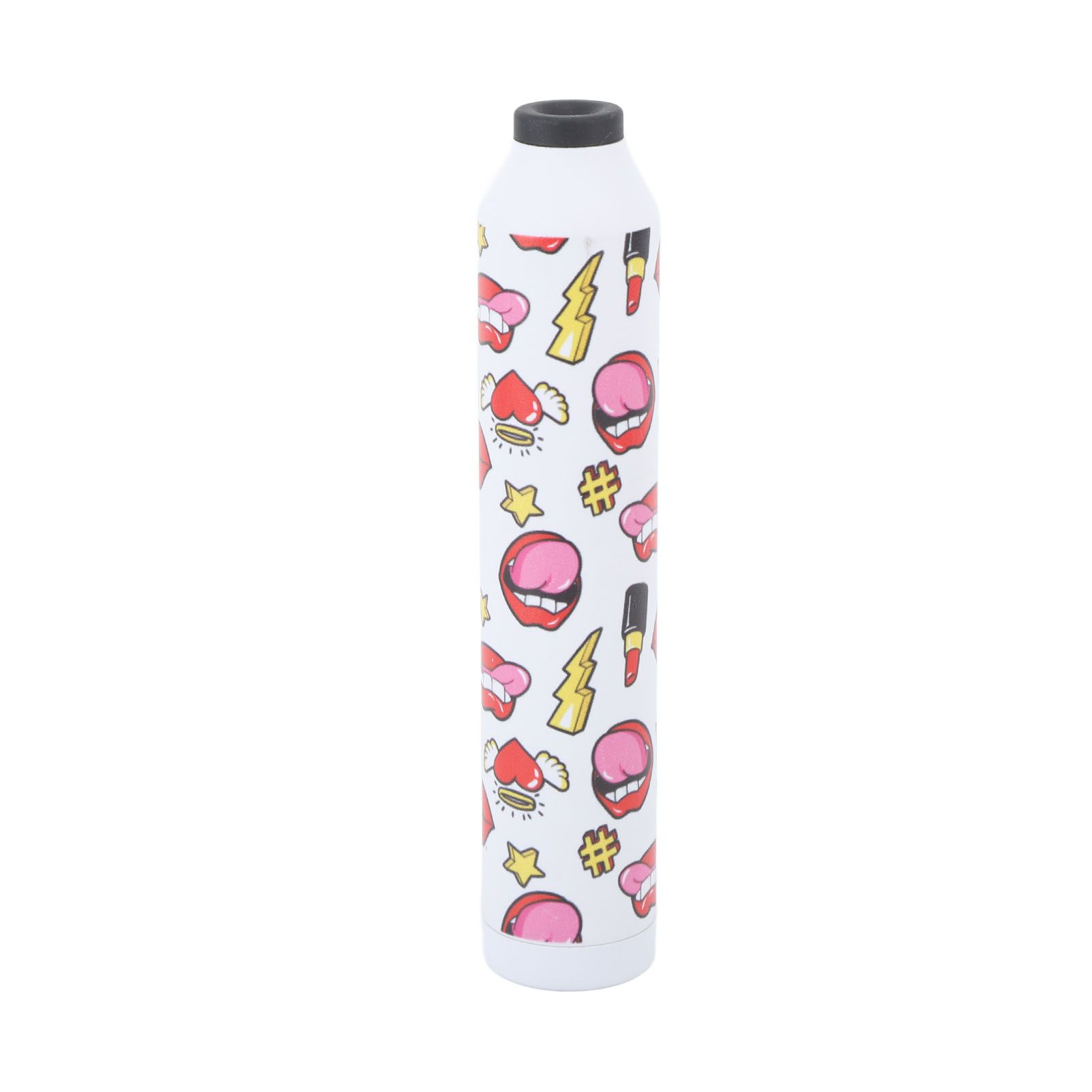 Handheld Car Ashtray Safety Protection Lightweight Portable Large Capacity Mini Car Cigarette Ashtray For Home Smoking Area Red Lips - Image 3
