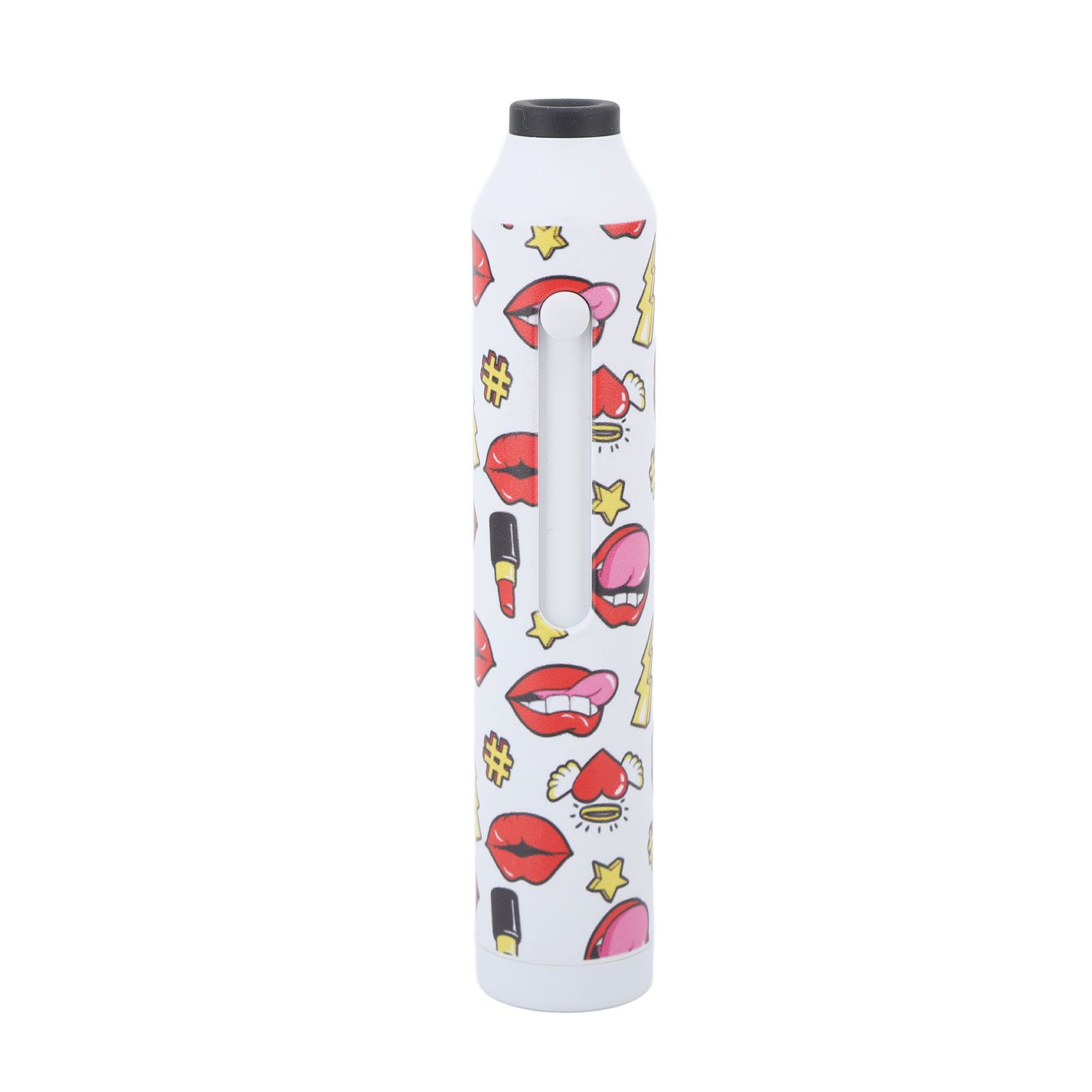 Handheld Car Ashtray Safety Protection Lightweight Portable Large Capacity Mini Car Cigarette Ashtray For Home Smoking Area Red Lips - Image 4
