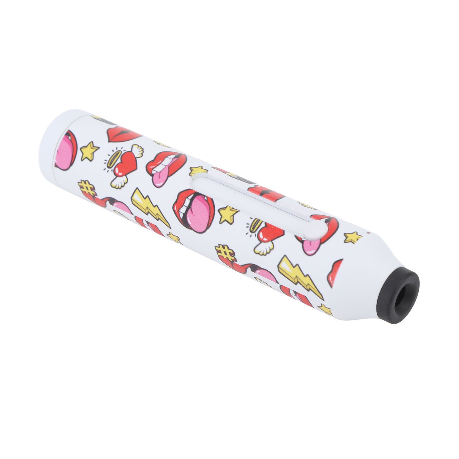 Handheld Car Ashtray Safety Protection Lightweight Portable Large Capacity Mini Car Cigarette Ashtray For Home Smoking Area Red Lips - Image 5