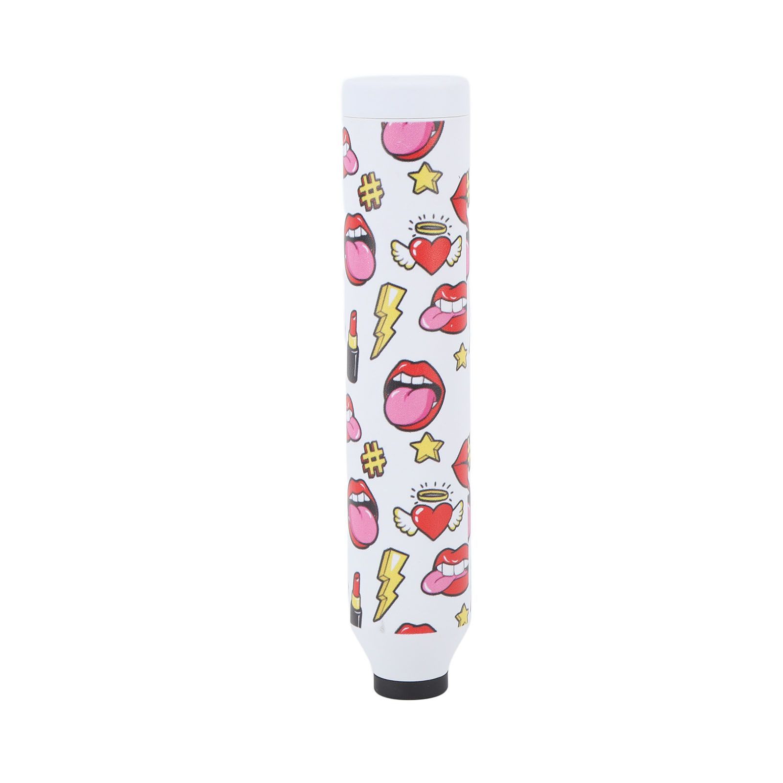Handheld Car Ashtray Safety Protection Lightweight Portable Large Capacity Mini Car Cigarette Ashtray For Home Smoking Area Red Lips - Image 7