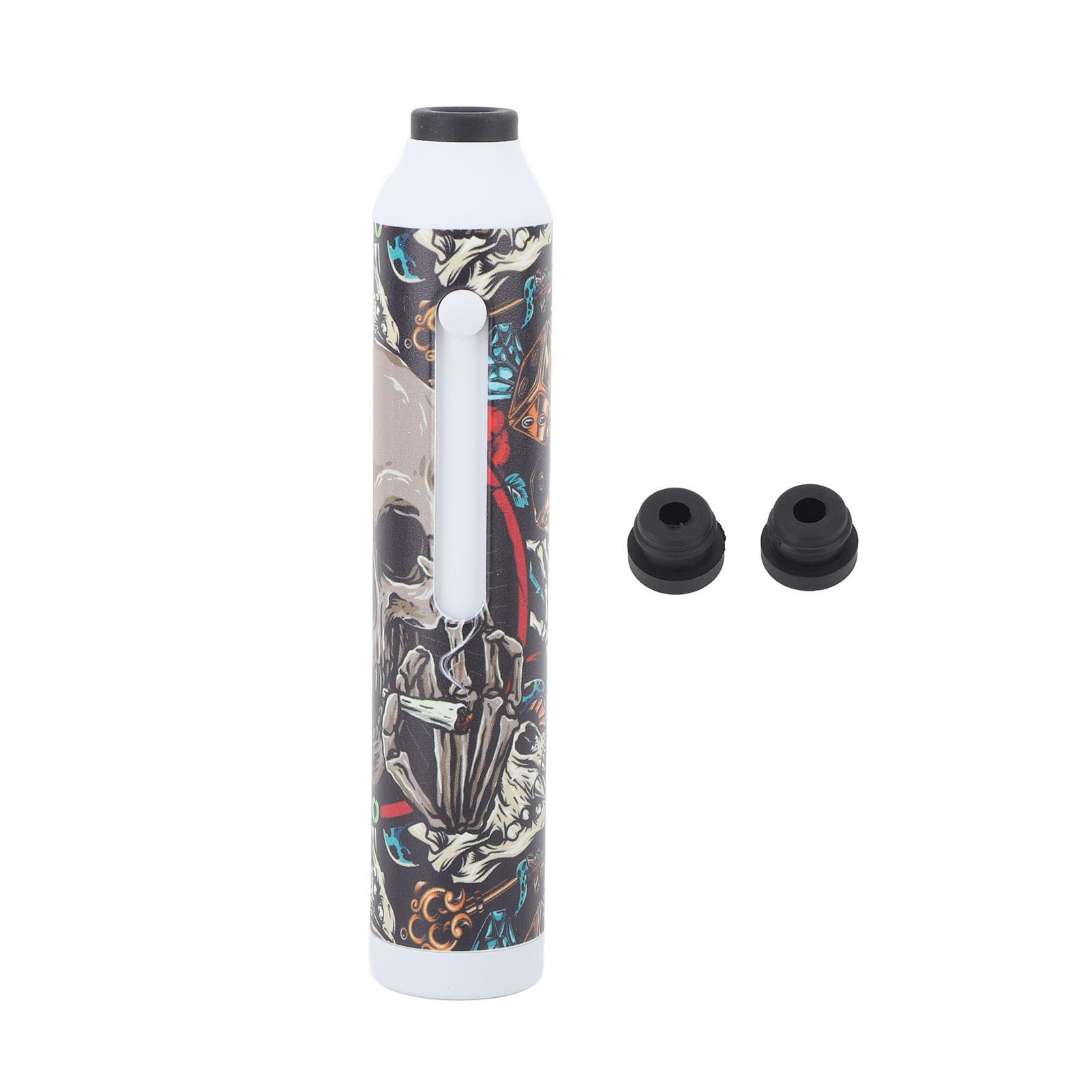 Handheld Car Ashtray Safety Protection Lightweight Portable Large Capacity Mini Car Cigarette Ashtray For Home Smoking Area Skeleton - Image 1