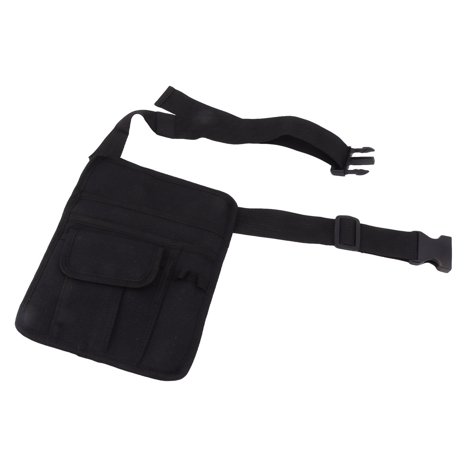 Restaurant Belt Bag Adjustable Portable Lightweight Canvas Waiter Waist Bag Belt Pouch - Image 2