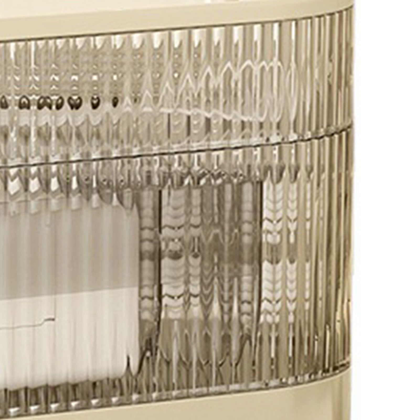 Desktop Storage Box 3 Tier Rotating Divided Organizer for Jewelry Data Cable Cosmetic Cream White - Image 8