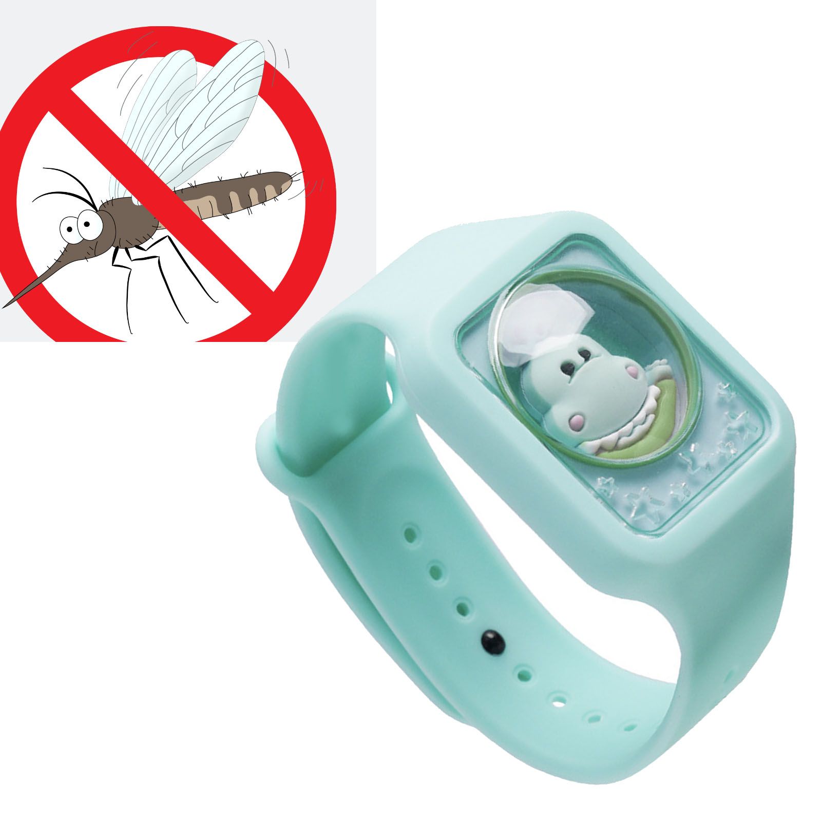 Repellent Bracelet Leak Free Long Lasting Multipurpose Safe Anti Bite Repellent Wrist Band for Kids Outdoor Green - Image 6
