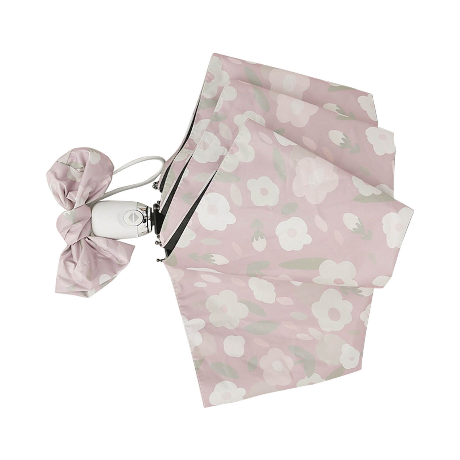 Automatic Umbrella Small Flower Style Umbrella Sunshade UV Protection Folding Umbrella Sun Rain Waterproof Umbrella - Image 4