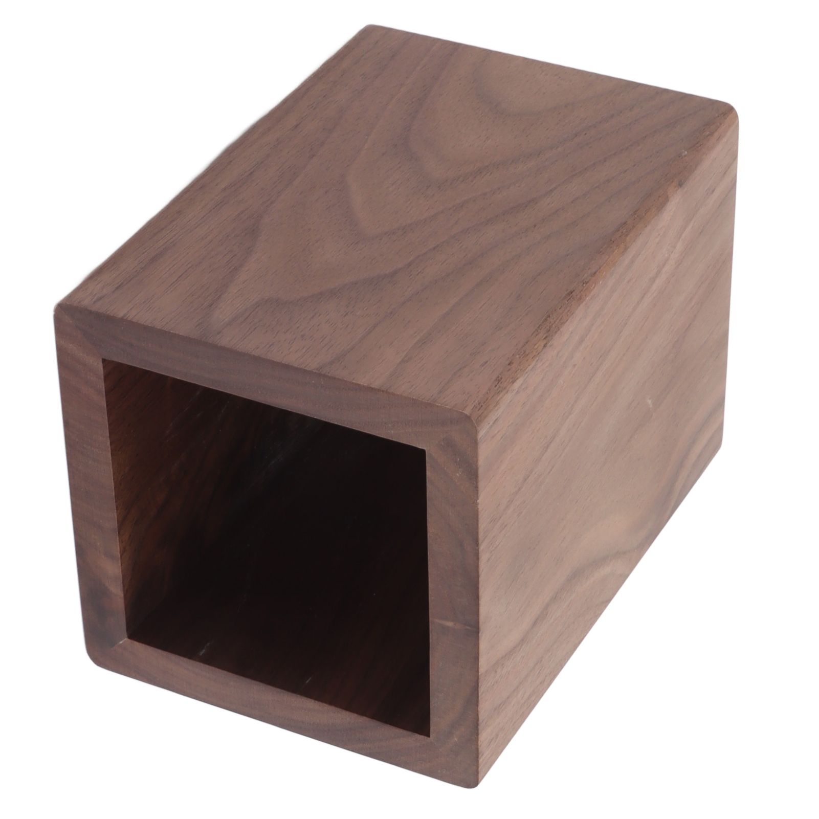 Cooking Utensil Container Smoothing Stable Large Capacity Simple Wooden Pen Holder for Kitchen Family Office Squared(4.3x3.1x3.1in) - Image 5