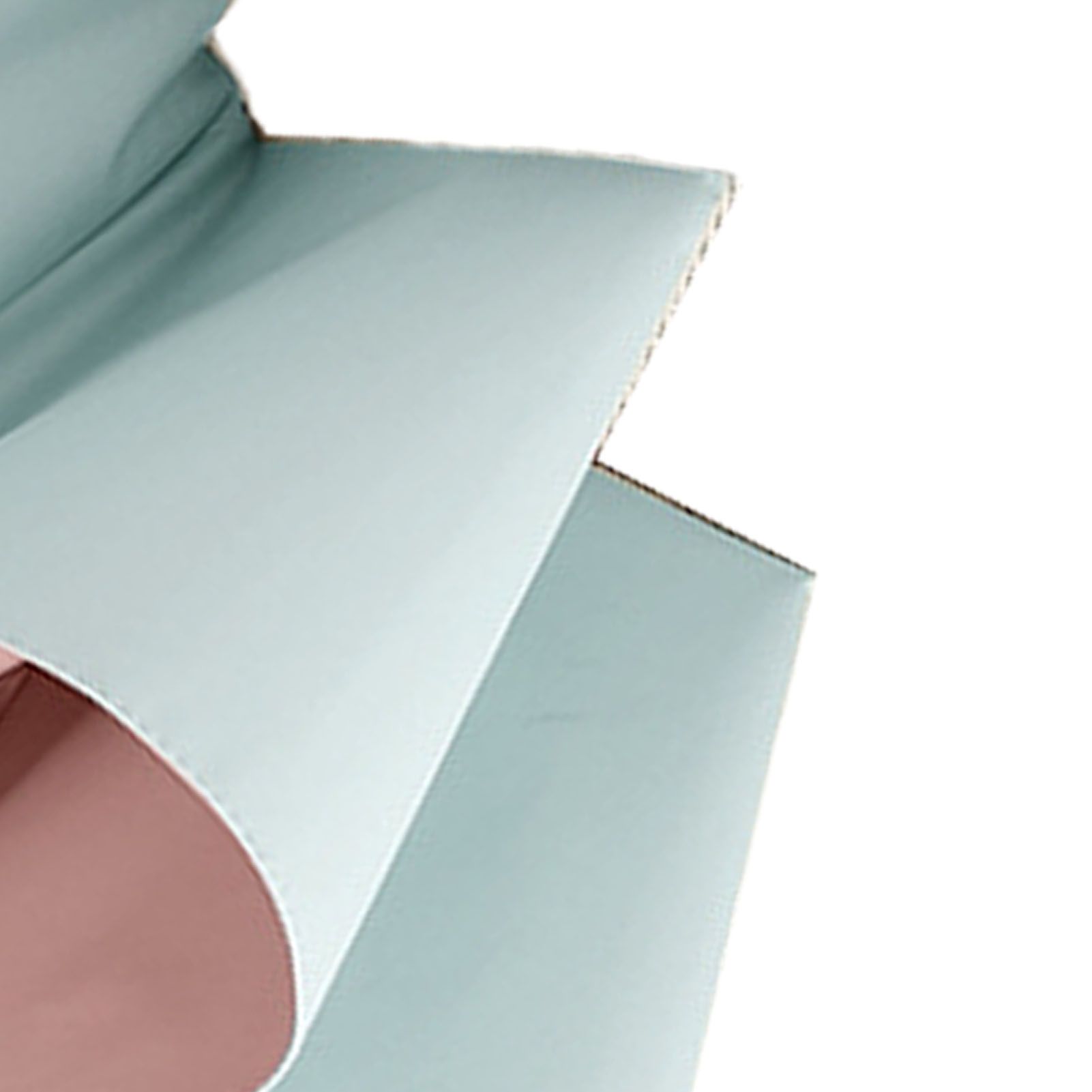 Travel Umbrella Ice Cream Color Sun Rain Proof UV Protection Foldable Portable Umbrella for Men Women Cyan Pink - Image 7