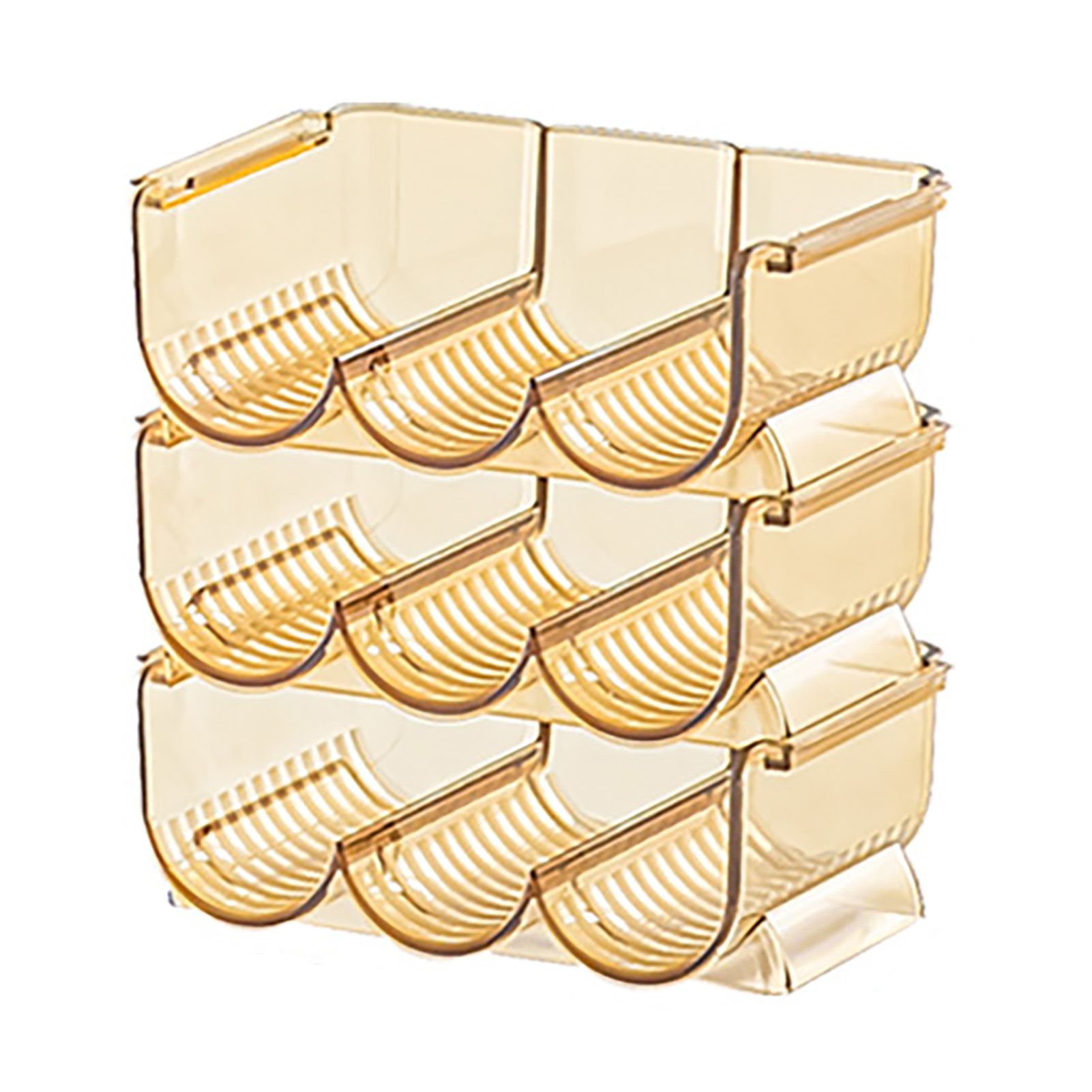 3pcs Lipstick Holder Transparent Storage Overlay Clear Lipstick Display Holder for Lip Gloss Transparent Orange - Image 1