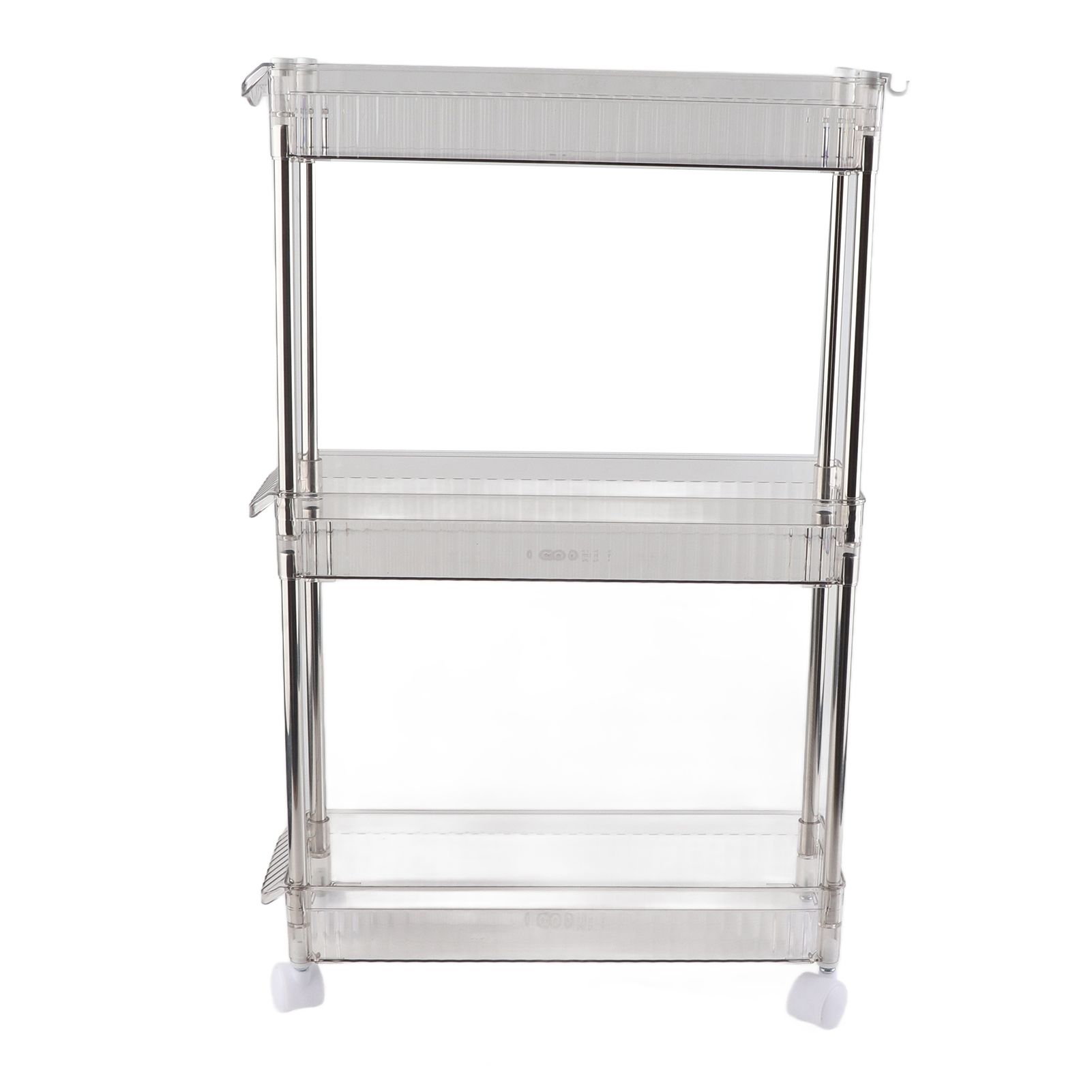 Bathroom Gap Shelf Bathroom Cosmetics Transparent Storage Rack Multi Layer Bathroom Organizer 3 Layers 37x12x50cm - Image 5