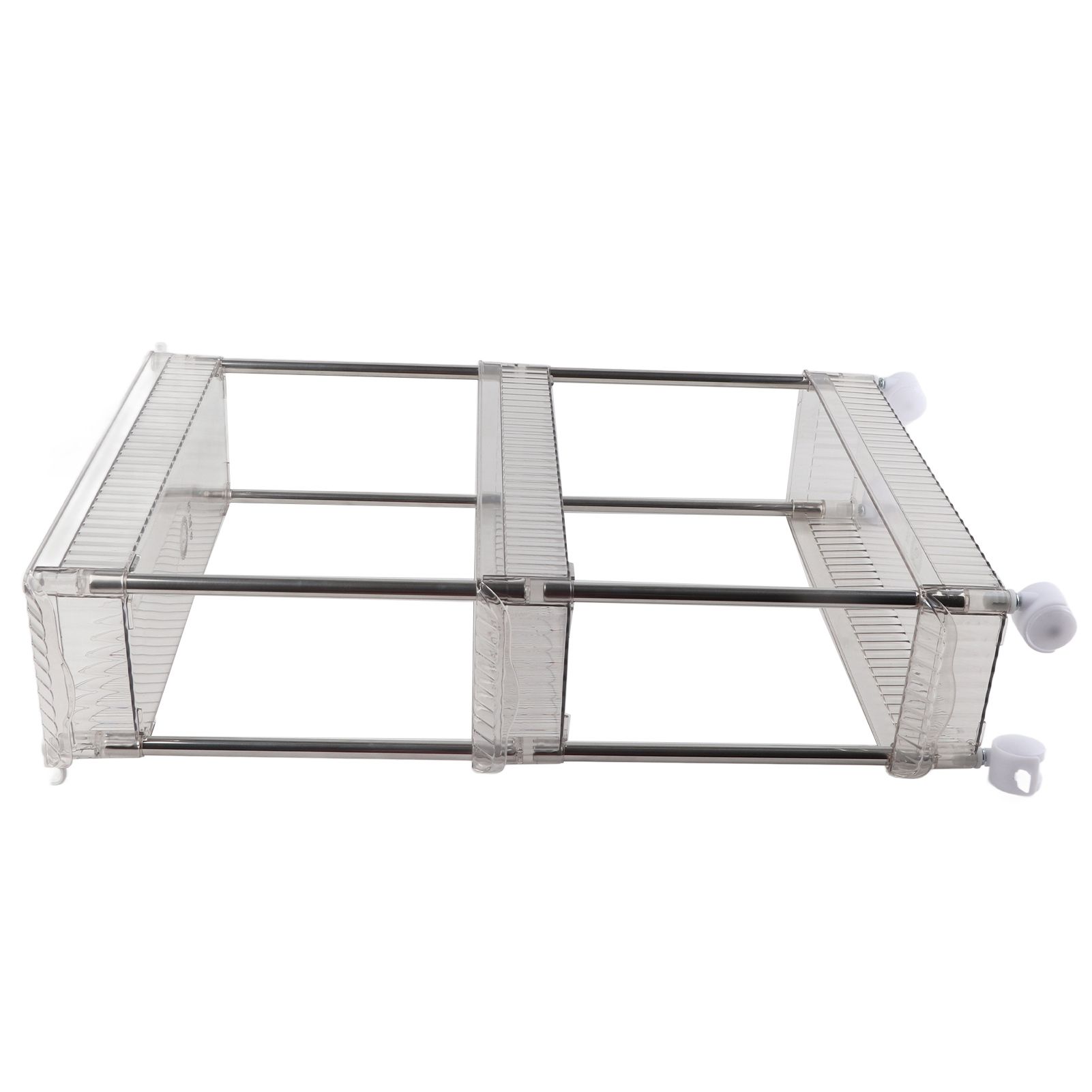 Bathroom Gap Shelf Bathroom Cosmetics Transparent Storage Rack Multi Layer Bathroom Organizer 3 Layers 37x12x50cm - Image 7