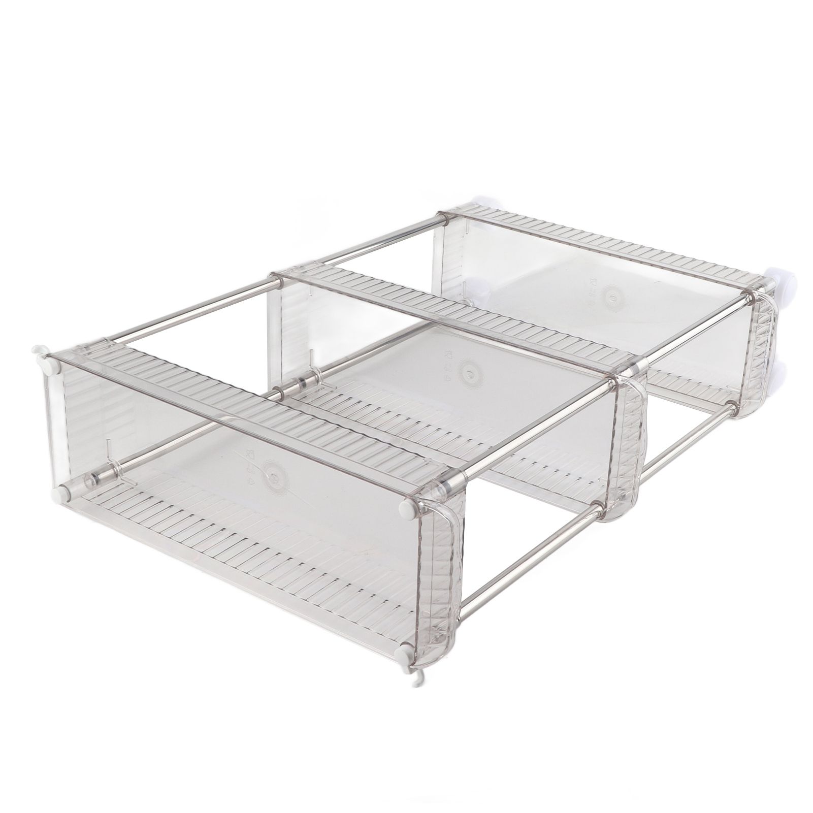 Bathroom Gap Shelf Bathroom Cosmetics Transparent Storage Rack Multi Layer Bathroom Organizer 3 Layers 37x12x50cm - Image 8