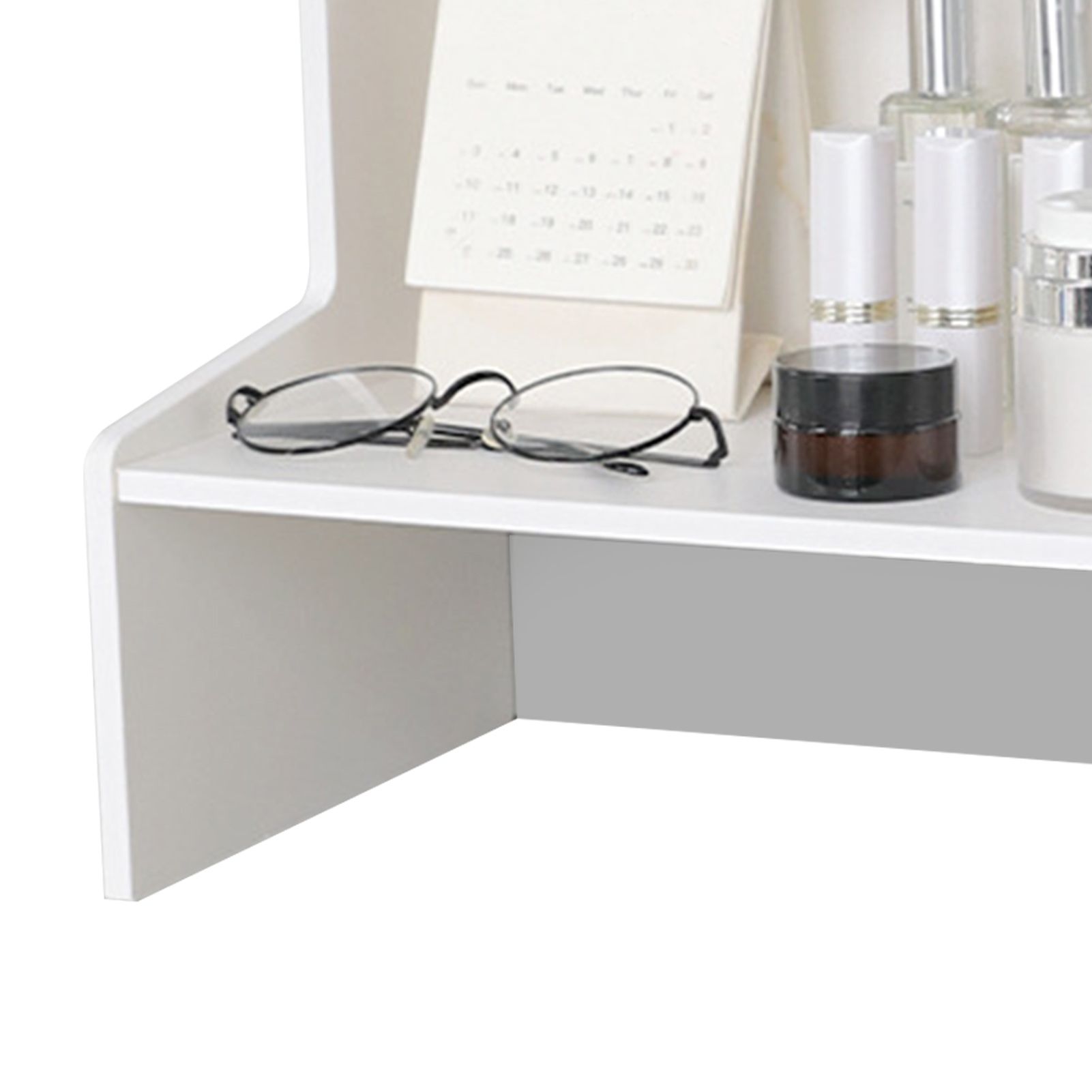 Desktop Wood Display Shelf Desk Multi Layer Storage Rack Mini Bookshelf Cosmetics Organizer M - Image 7