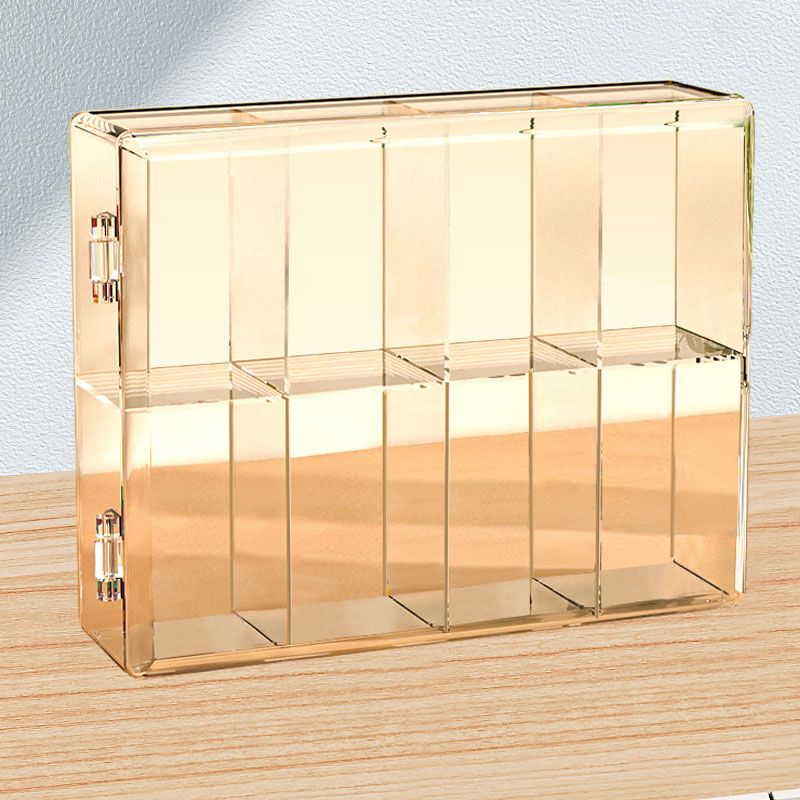 8 Grid Cartoon Anime Figure Display Storage Box 8 Compartment Transparent Anime Figure Display Case for Home - Image 6