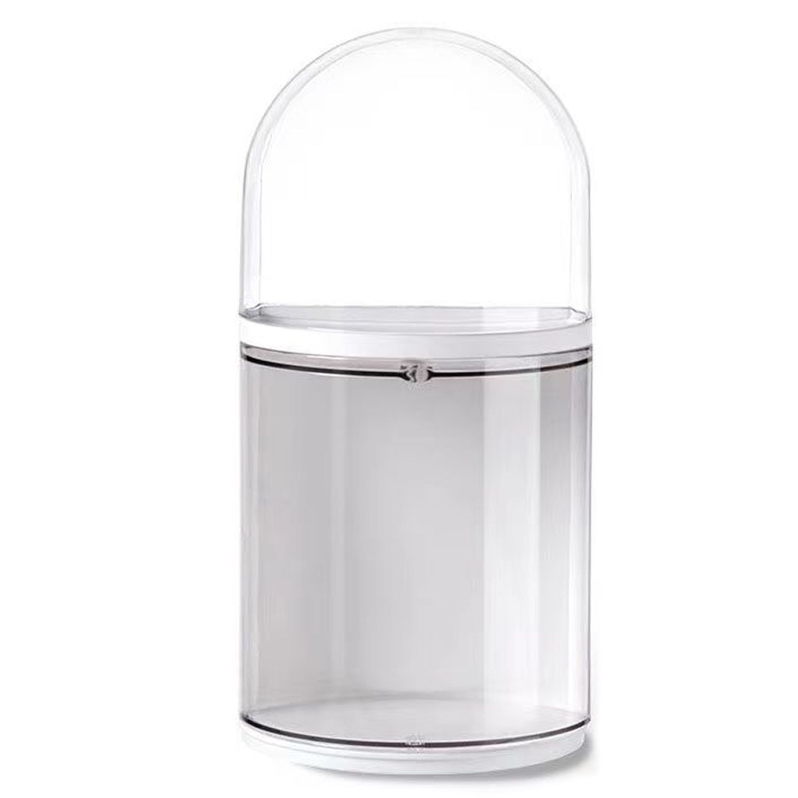 Figure Storage Box Transparent Wall Mounted Doll Figure Display Box Exhibition Box 2 Layer 11x22cm - Image 1
