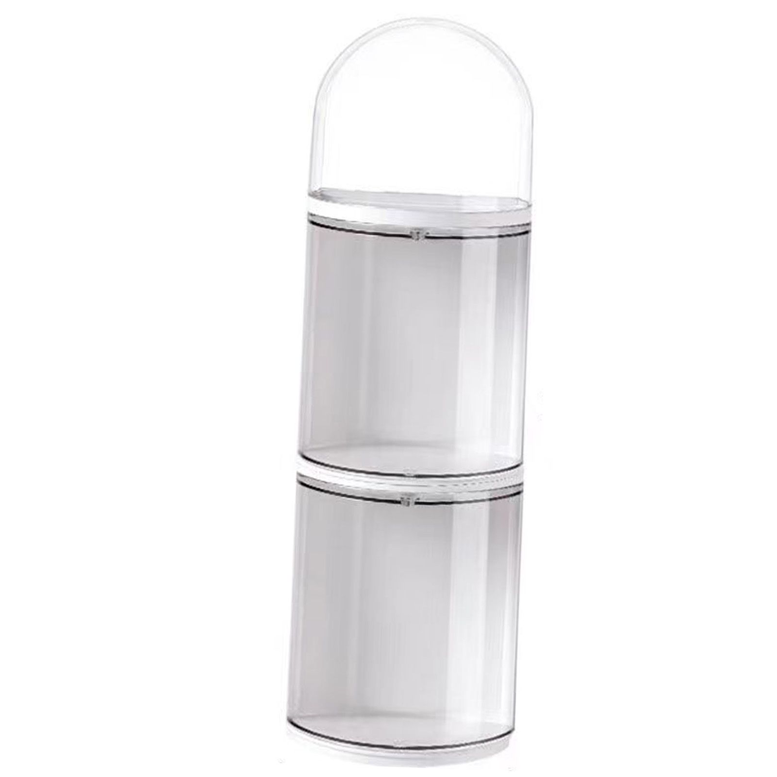 Figure Storage Box Transparent Wall Mounted Doll Figure Display Box Exhibition Box 3 Layer 11x35.5cm - Image 2