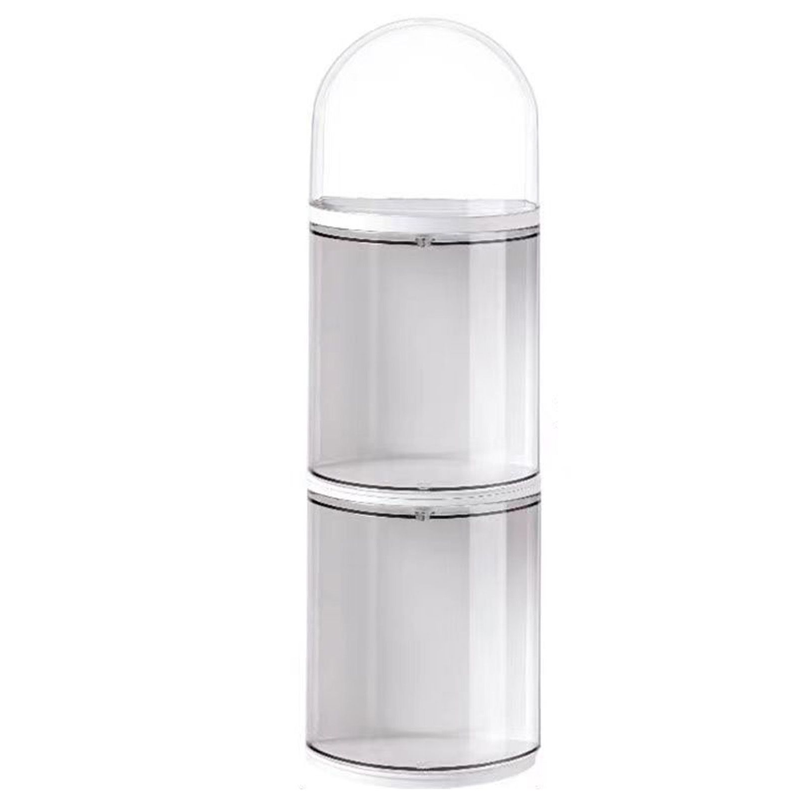Figure Storage Box Transparent Wall Mounted Doll Figure Display Box Exhibition Box 3 Layer 11x35.5cm - Image 3