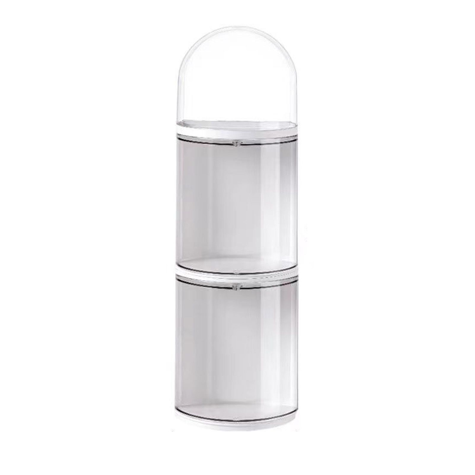 Figure Storage Box Transparent Wall Mounted Doll Figure Display Box Exhibition Box 3 Layer 11x35.5cm - Image 4