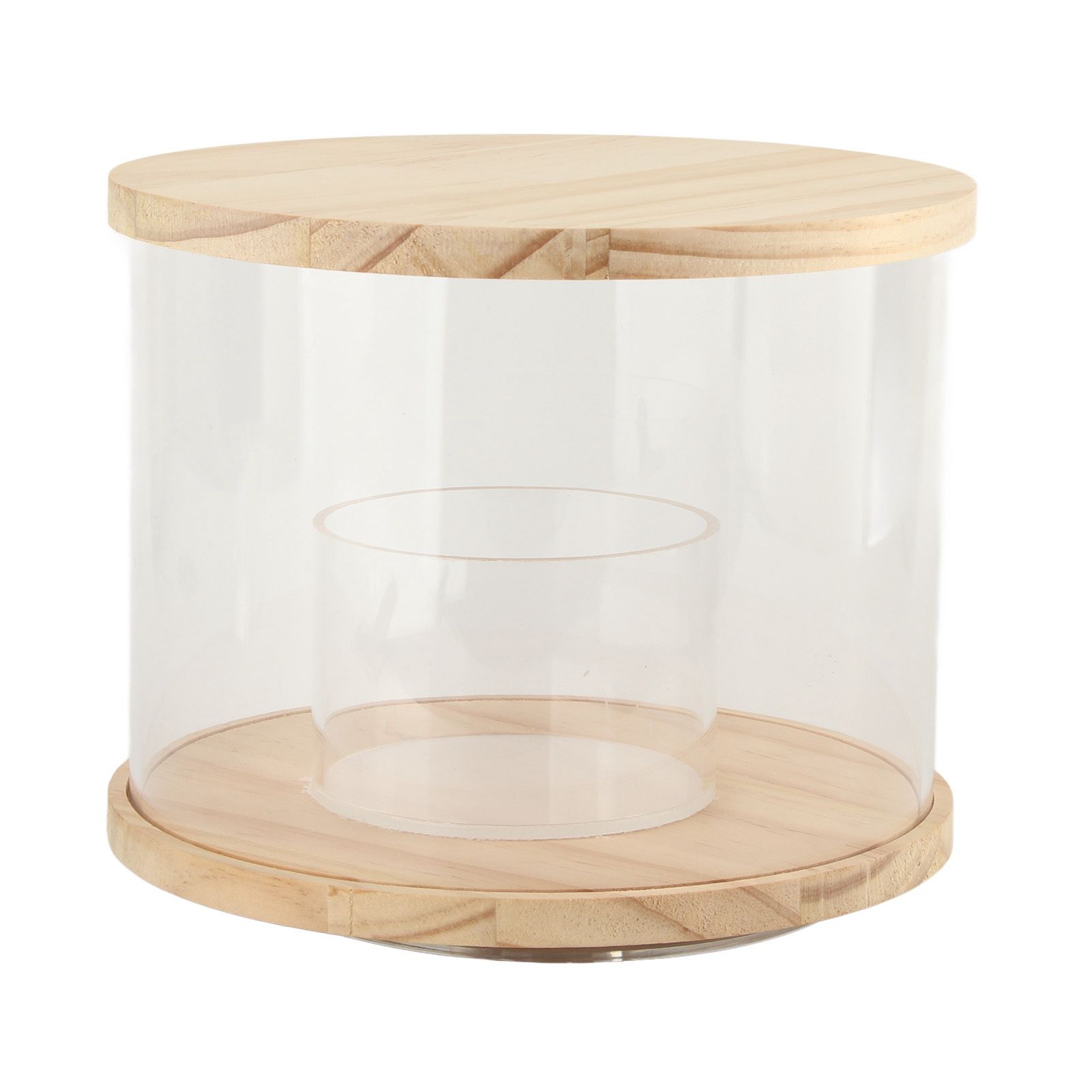 Action Figure Display Case Rotating Base Dustproof Waterproof Acrylic Action Figure Cabinet for Bedroom Office - Image 1