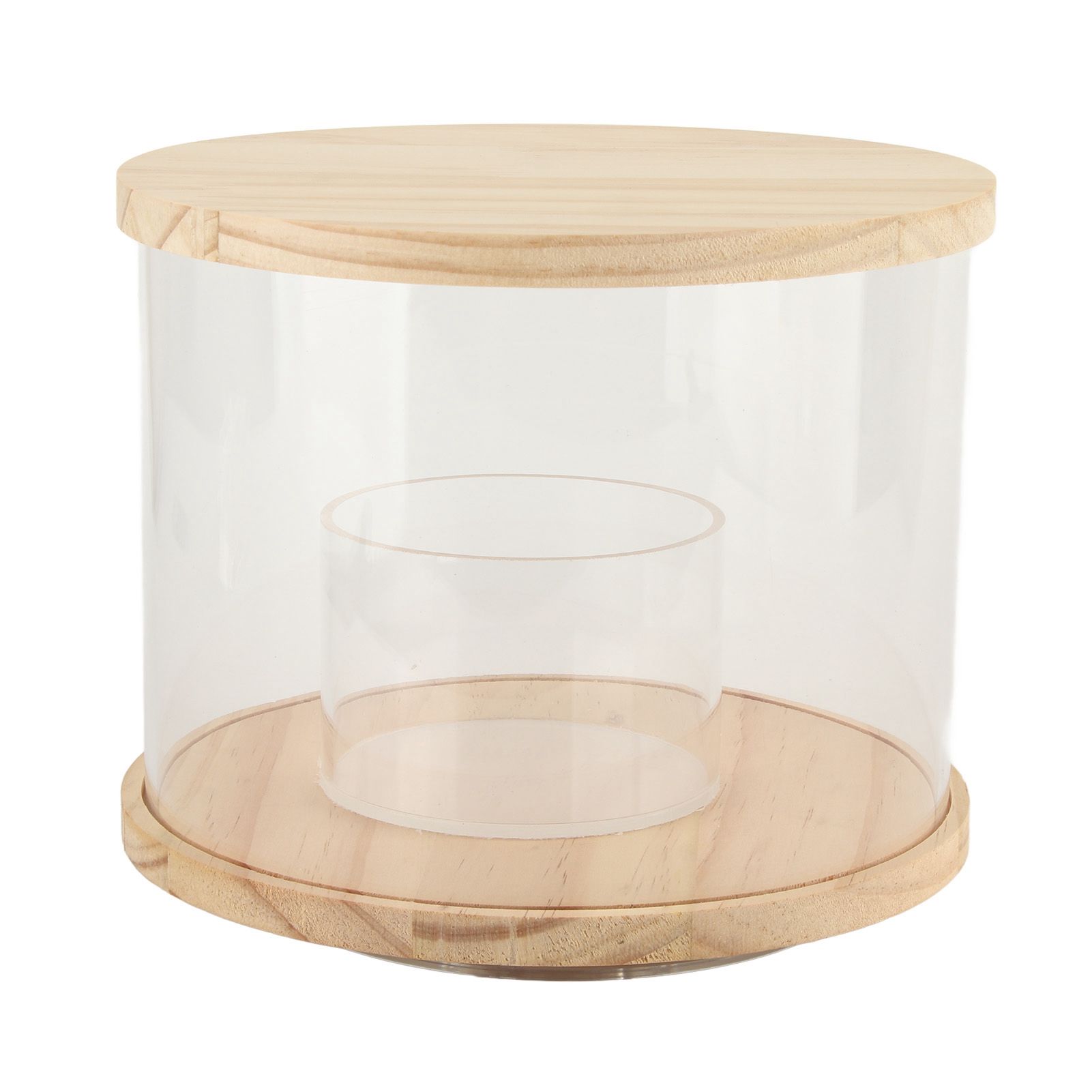 Action Figure Display Case Rotating Base Dustproof Waterproof Acrylic Action Figure Cabinet for Bedroom Office - Image 2