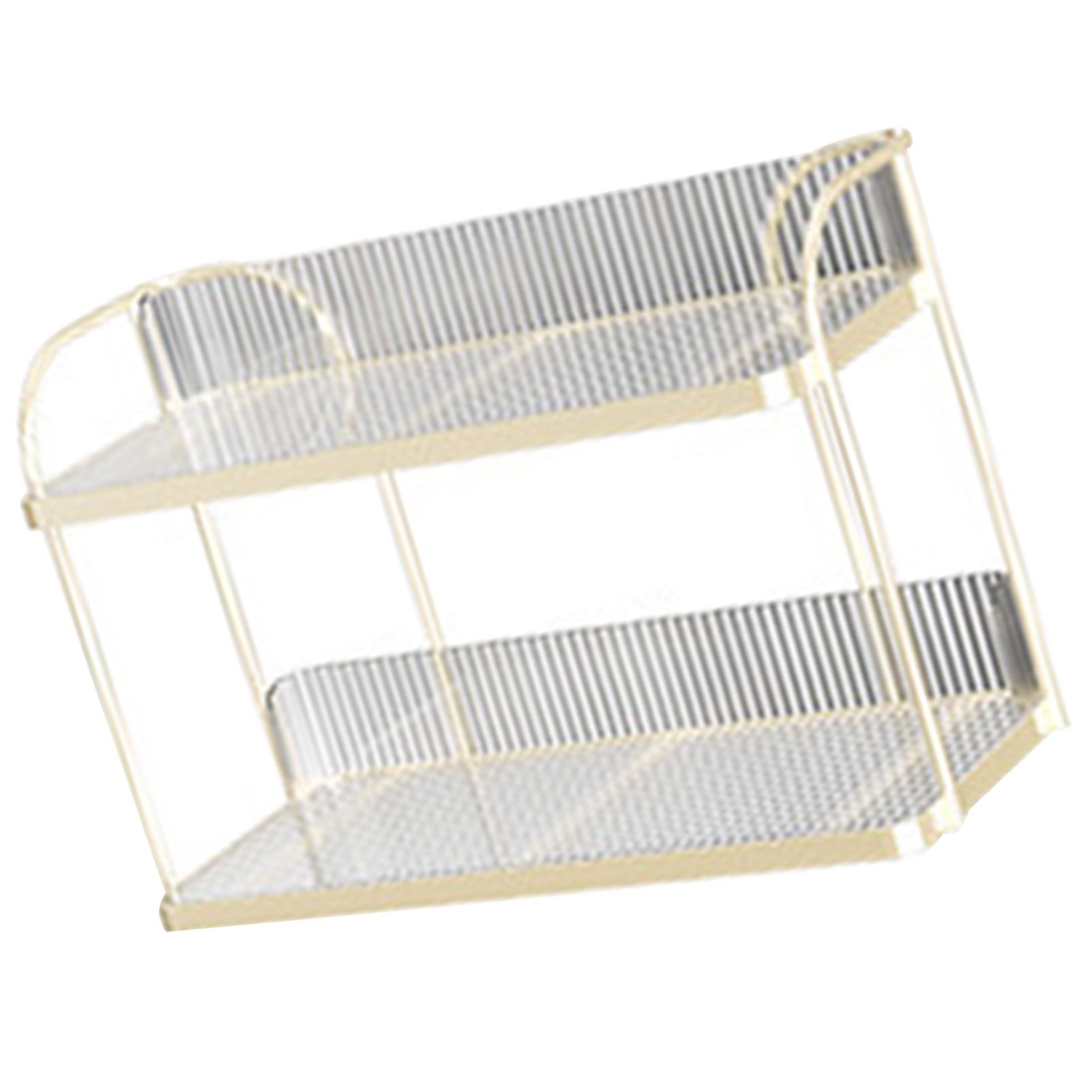 Transparent Double Layer Storage Rack Desktop Cosmetic Storage Rack Accessories Organizer for Bedroom - Image 4