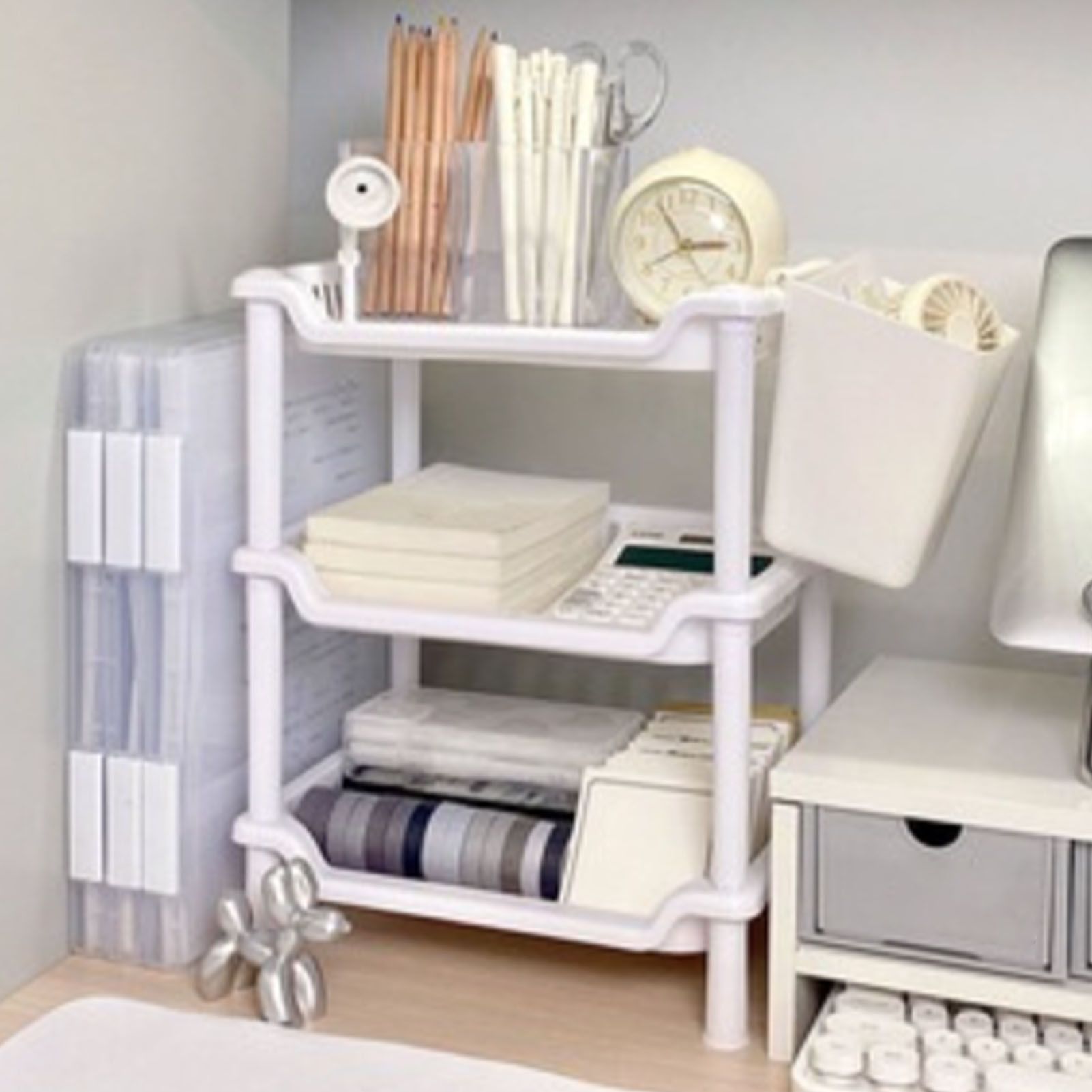 3 Tier Bathroom Countertop Organizer Detachable Multifunctional Makeup Storage Shelf Rack for Bathroom Kitchen Bedroom - Image 6