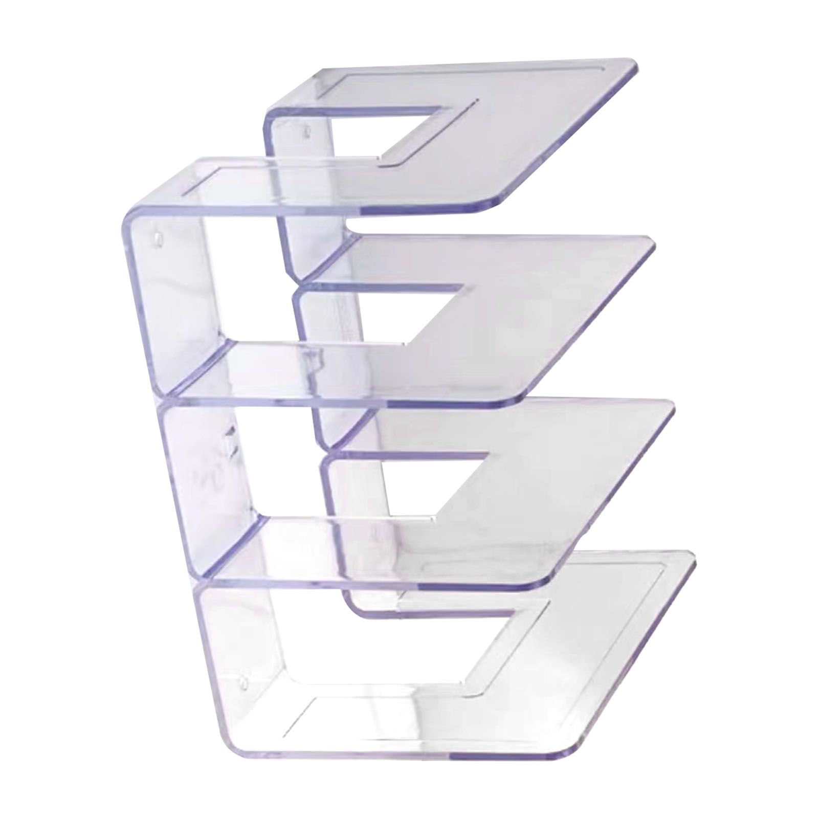 Handbag Organizer Household Transparent Bag Storage Rack Bed Room PC Mini Purse Shelf 3 Section - Image 2