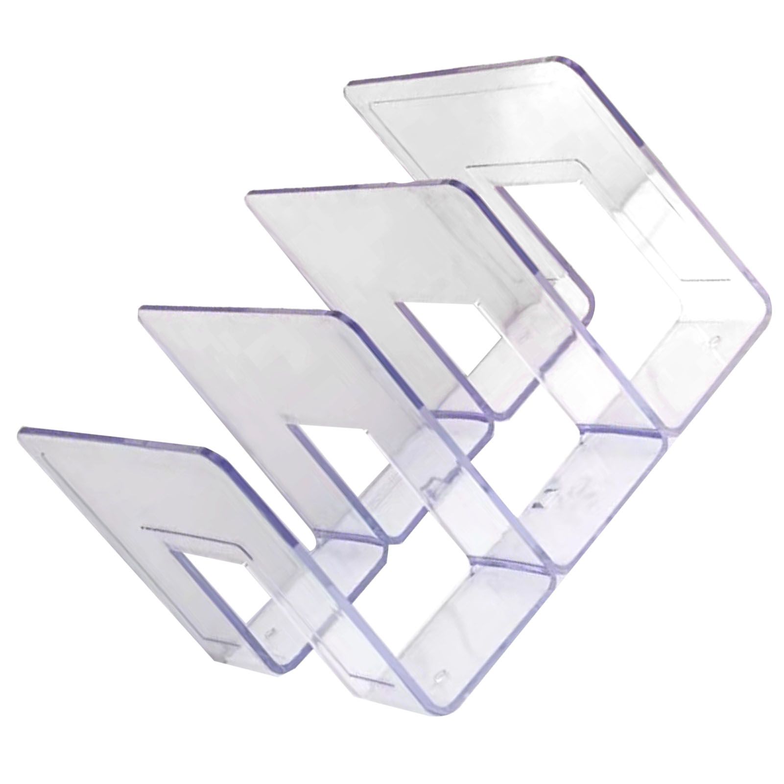 Handbag Organizer Household Transparent Bag Storage Rack Bed Room PC Mini Purse Shelf 3 Section - Image 3