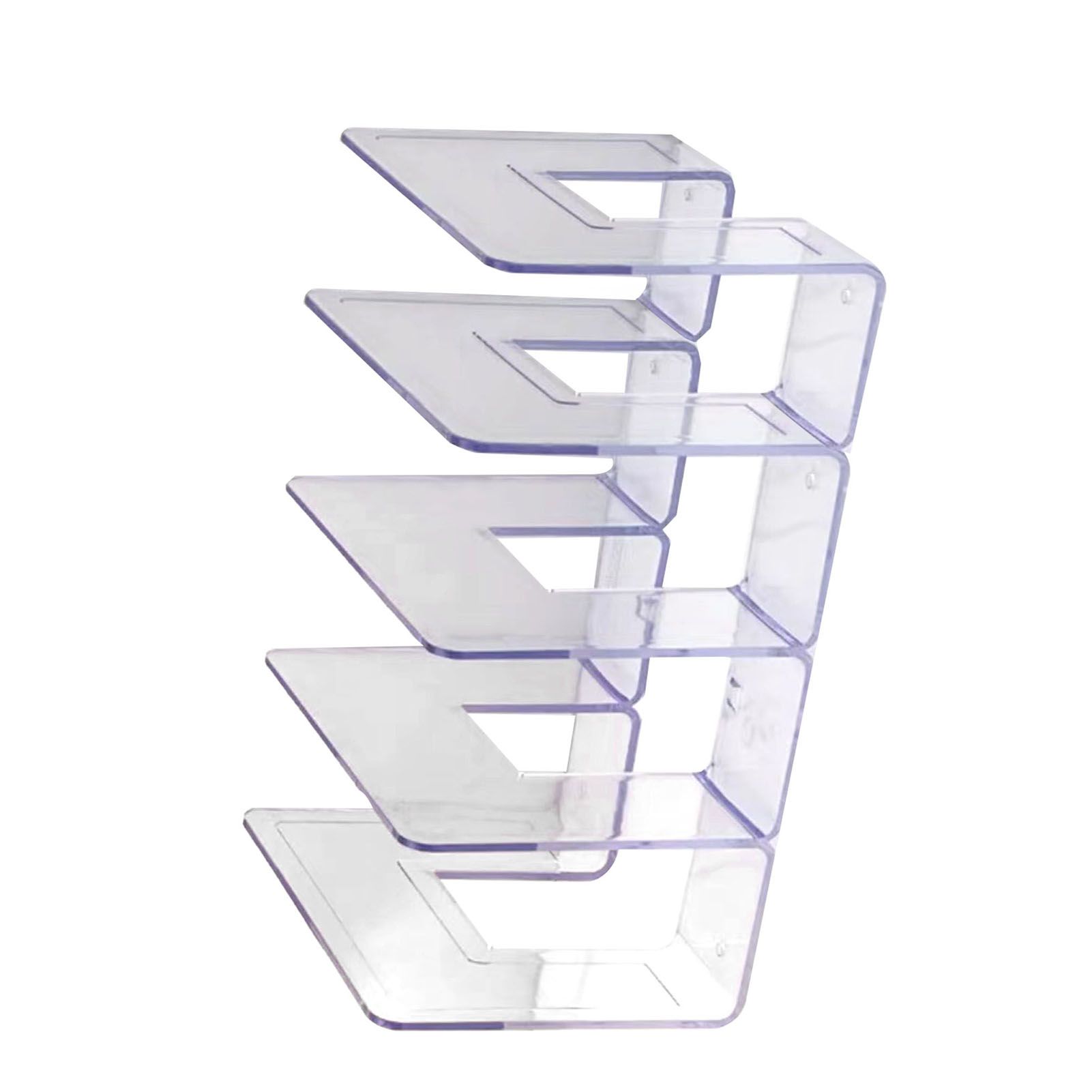 Handbag Organizer Household Transparent Bag Storage Rack Bed Room PC Mini Purse Shelf 4 Section - Image 4