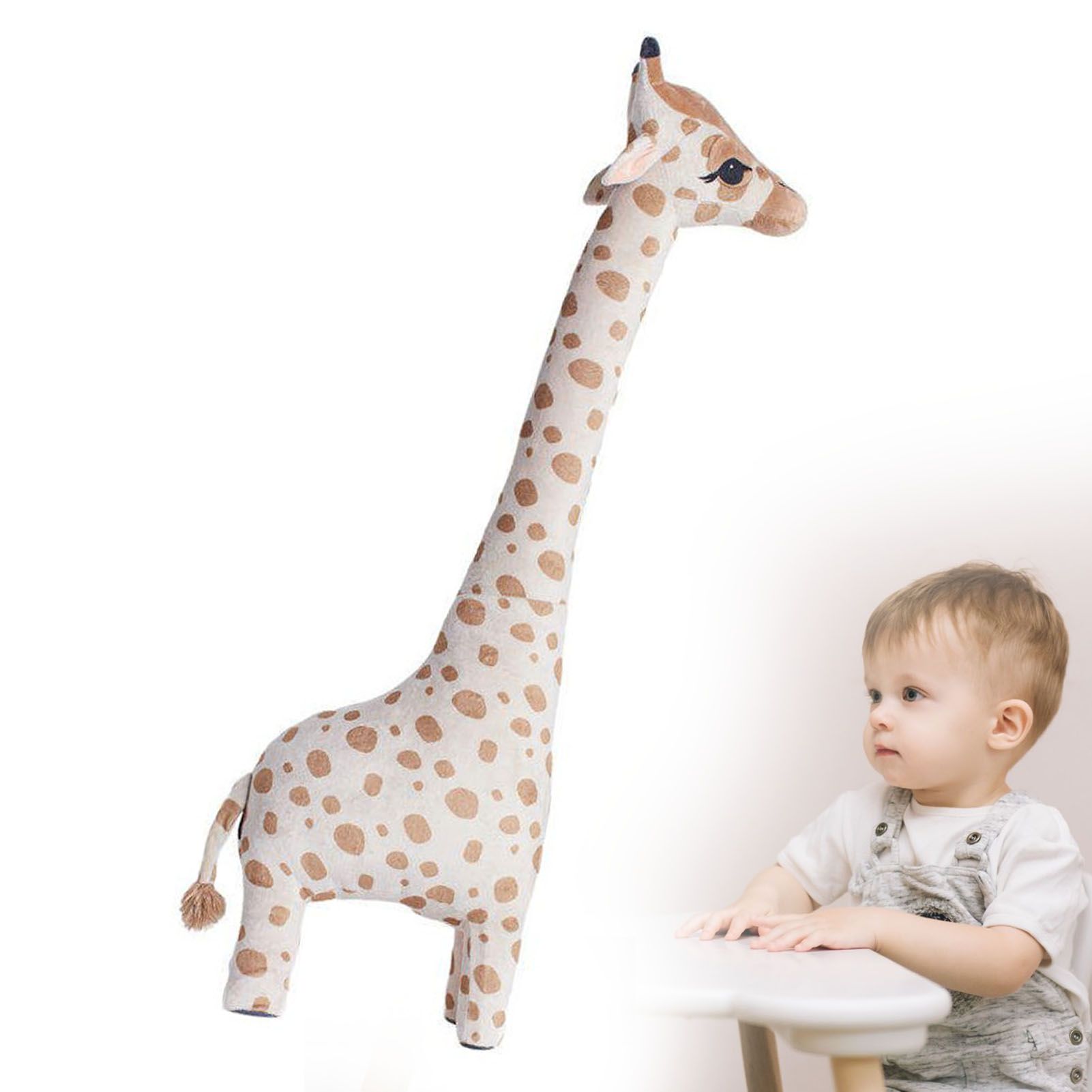 Giraffe Doll Plush Toy Cute Soft Full Filling High Elasticity Skin Friendly Perfect Gift for Kids Adults 100cm - Image 6