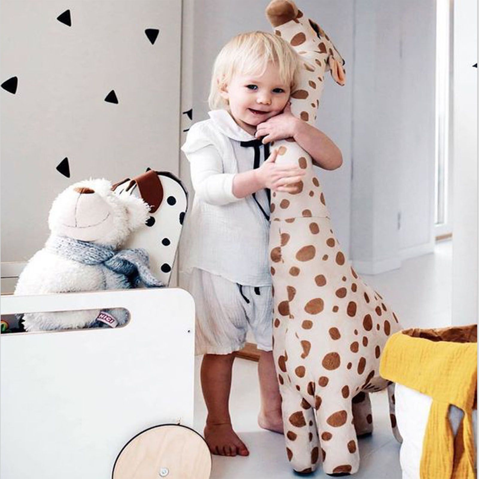 Giraffe Doll Plush Toy Cute Soft Full Filling High Elasticity Skin Friendly Perfect Gift for Kids Adults 45cm - Image 5