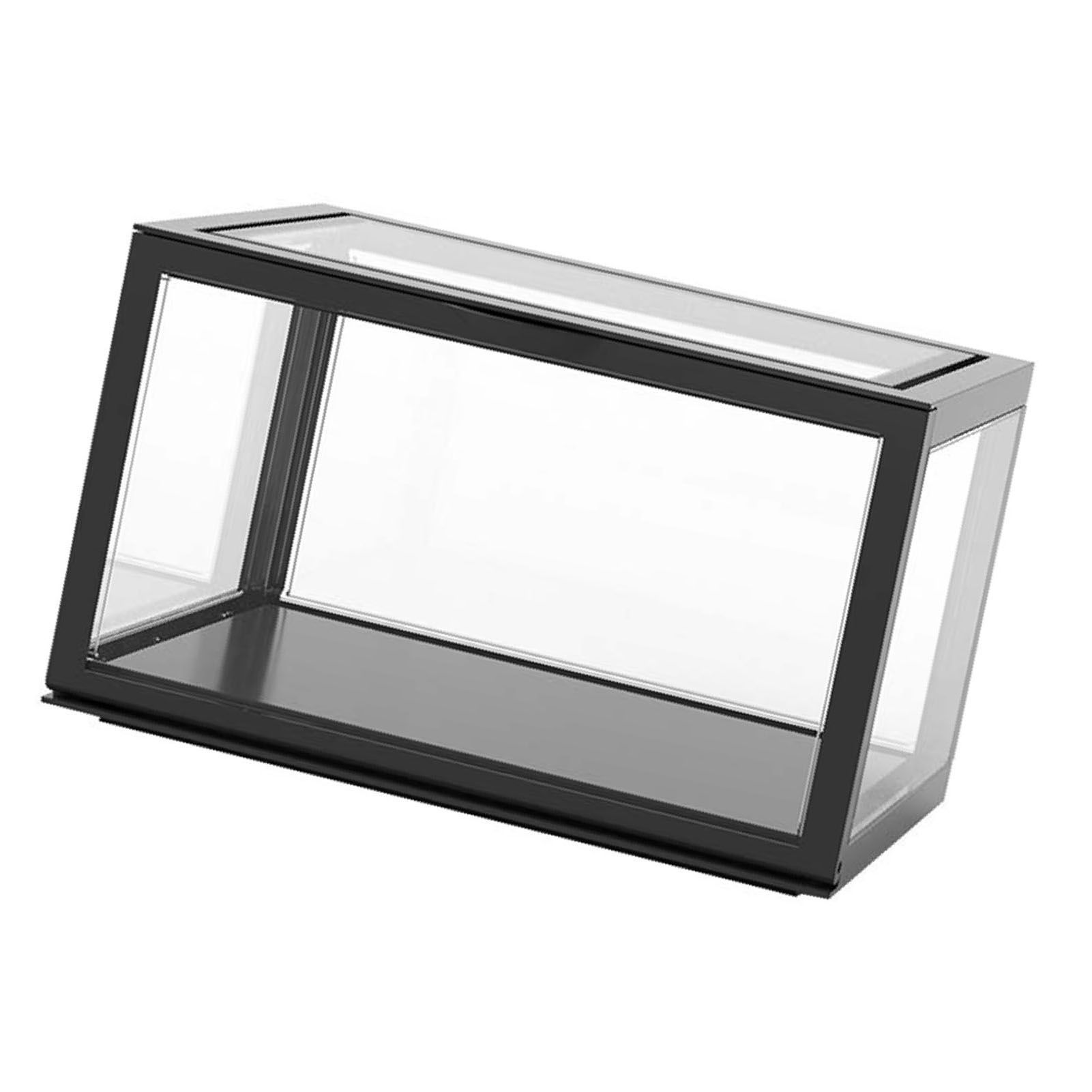 Figure Organizer Desktop Doll Acrylic Display Cabinet High Transparency Sealed Dustproof Show Case Black - Image 4