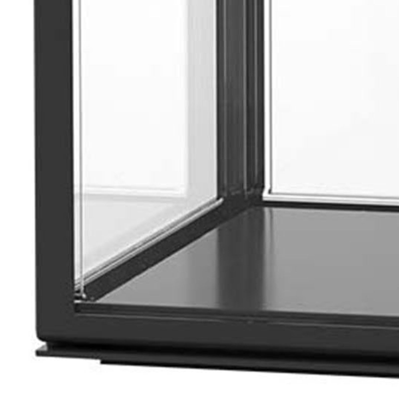 Figure Organizer Desktop Doll Acrylic Display Cabinet High Transparency Sealed Dustproof Show Case Black - Image 8