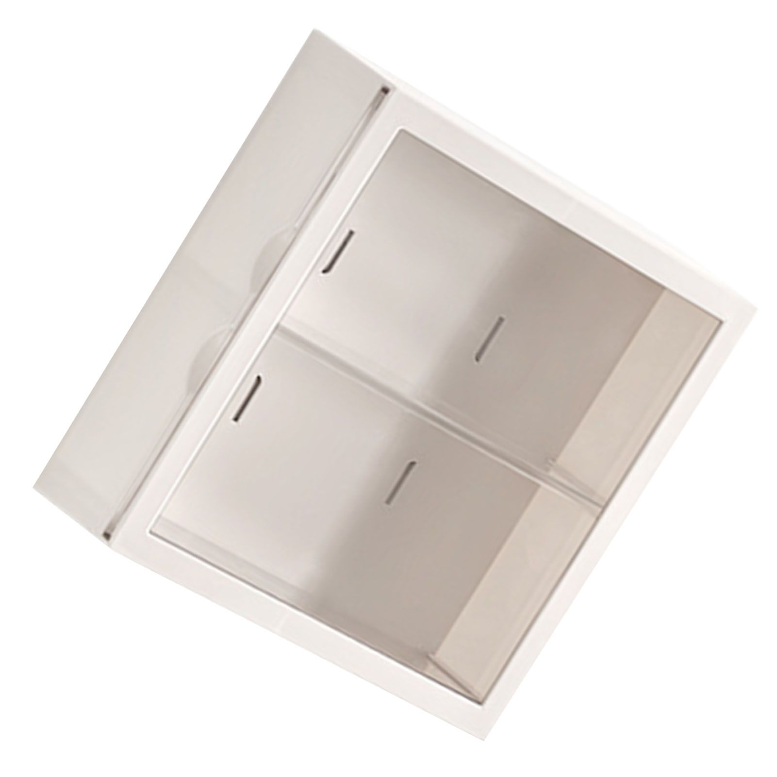 Wall Mounted Showcase Blind Box Figures Display Case Handicraft Storage Display Rack Dust Proof Doll Toy Storage Box White - Image 5