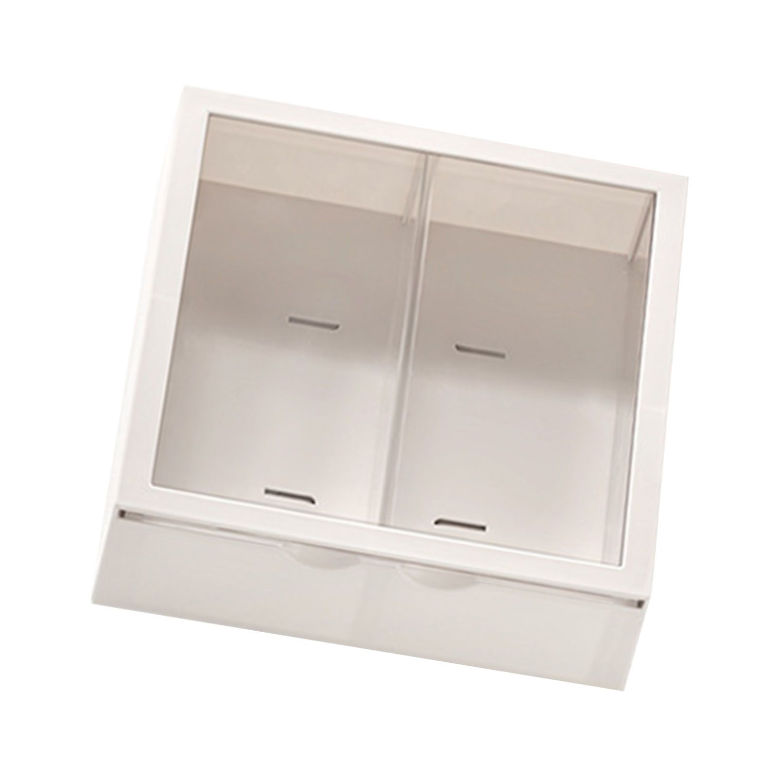 Wall Mounted Showcase Blind Box Figures Display Case Handicraft Storage Display Rack Dust Proof Doll Toy Storage Box White - Image 6