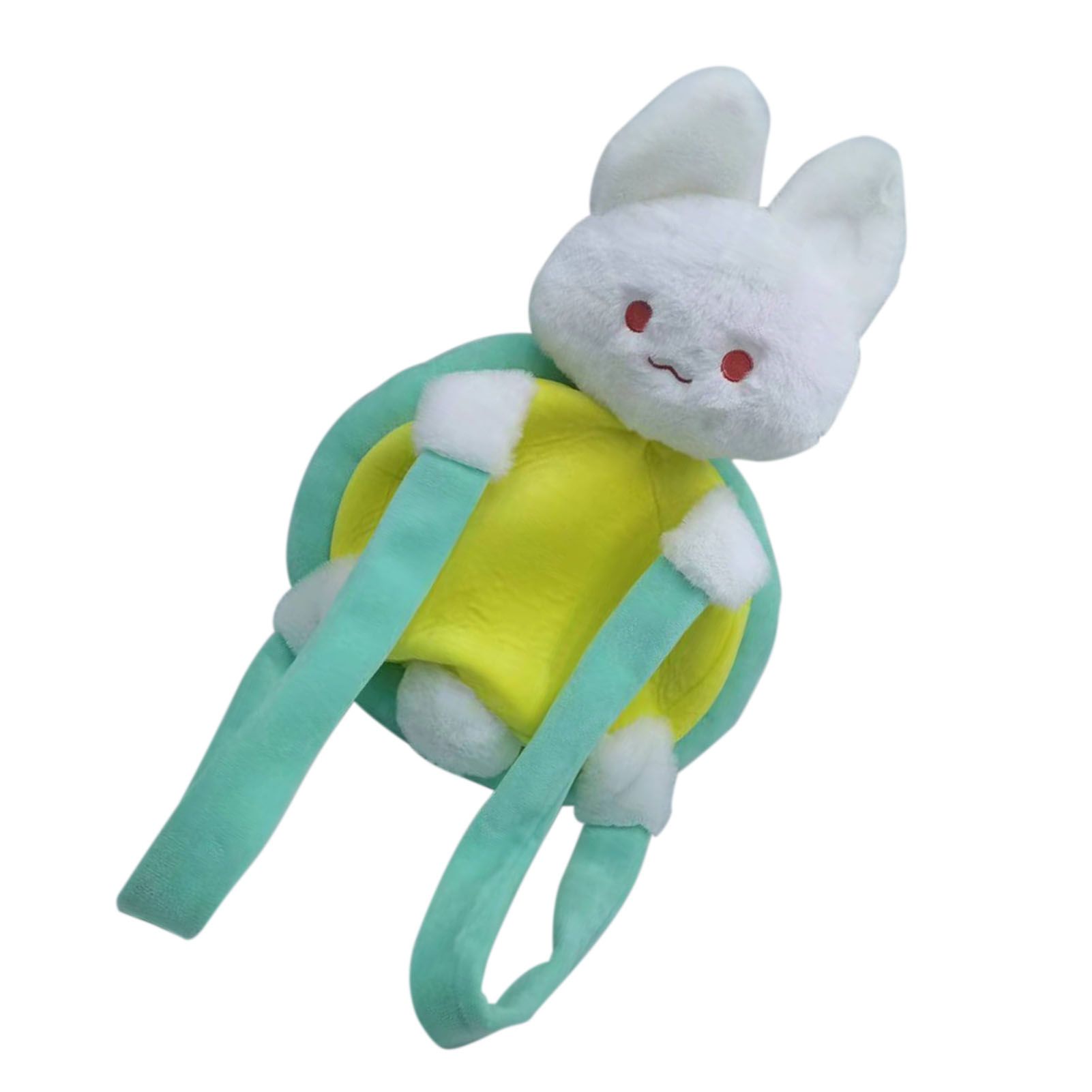 Rabbit Turtle Plush Backpack PP Cotton Short Plush Cartoon Perfect Detail Animal Cartoon Backpack for Girls - Image 2