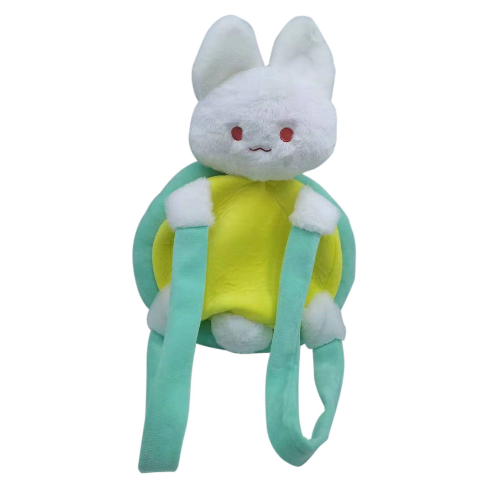 Rabbit Turtle Plush Backpack PP Cotton Short Plush Cartoon Perfect Detail Animal Cartoon Backpack for Girls - Image 3