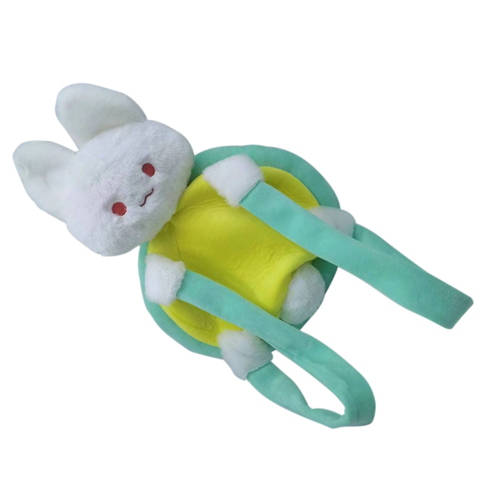 Rabbit Turtle Plush Backpack PP Cotton Short Plush Cartoon Perfect Detail Animal Cartoon Backpack for Girls - Image 4