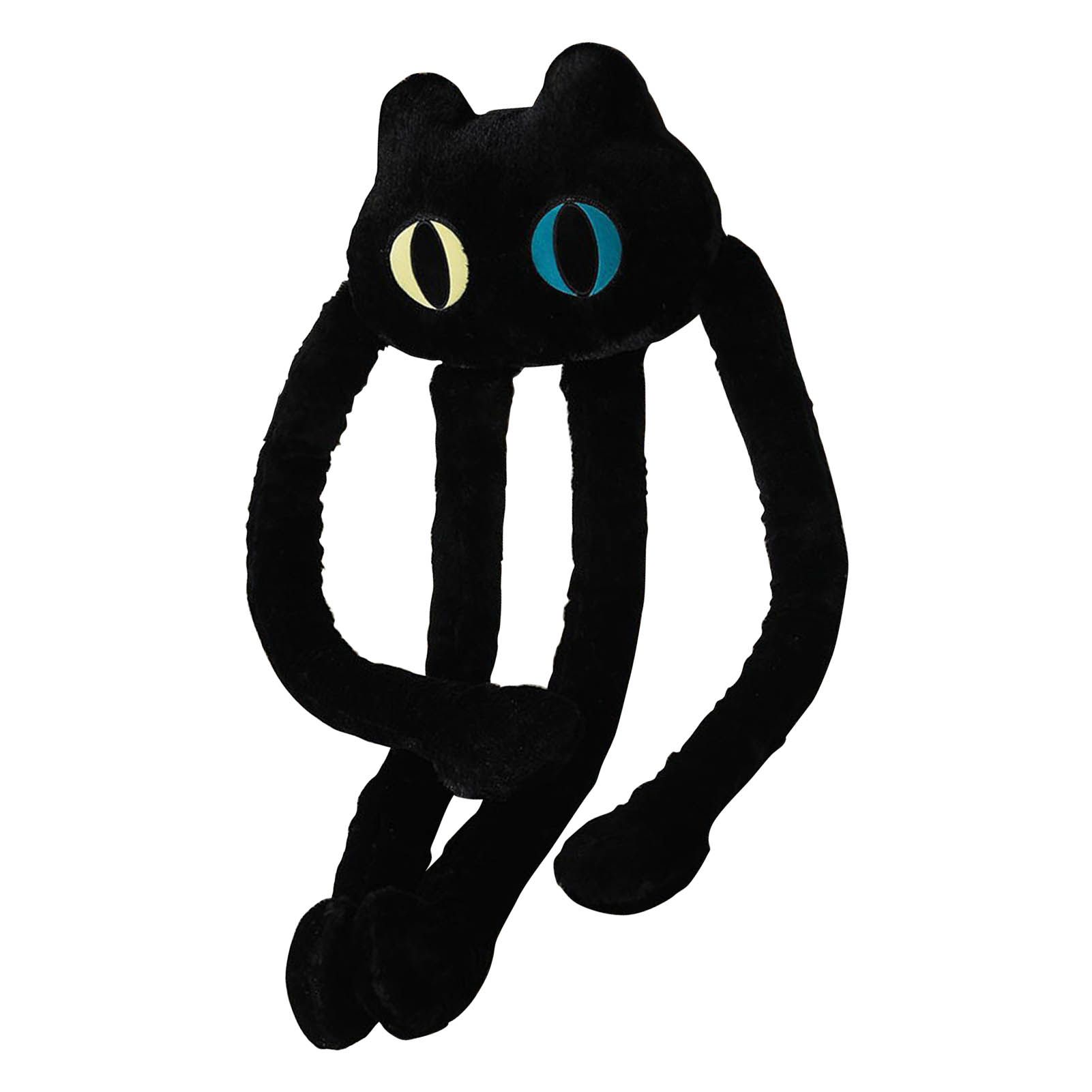 Long Legged Octopus Doll Long Legs and Feet Fine Stitching Plush Long Legs Toy for Men Women Black Cat - Image 3