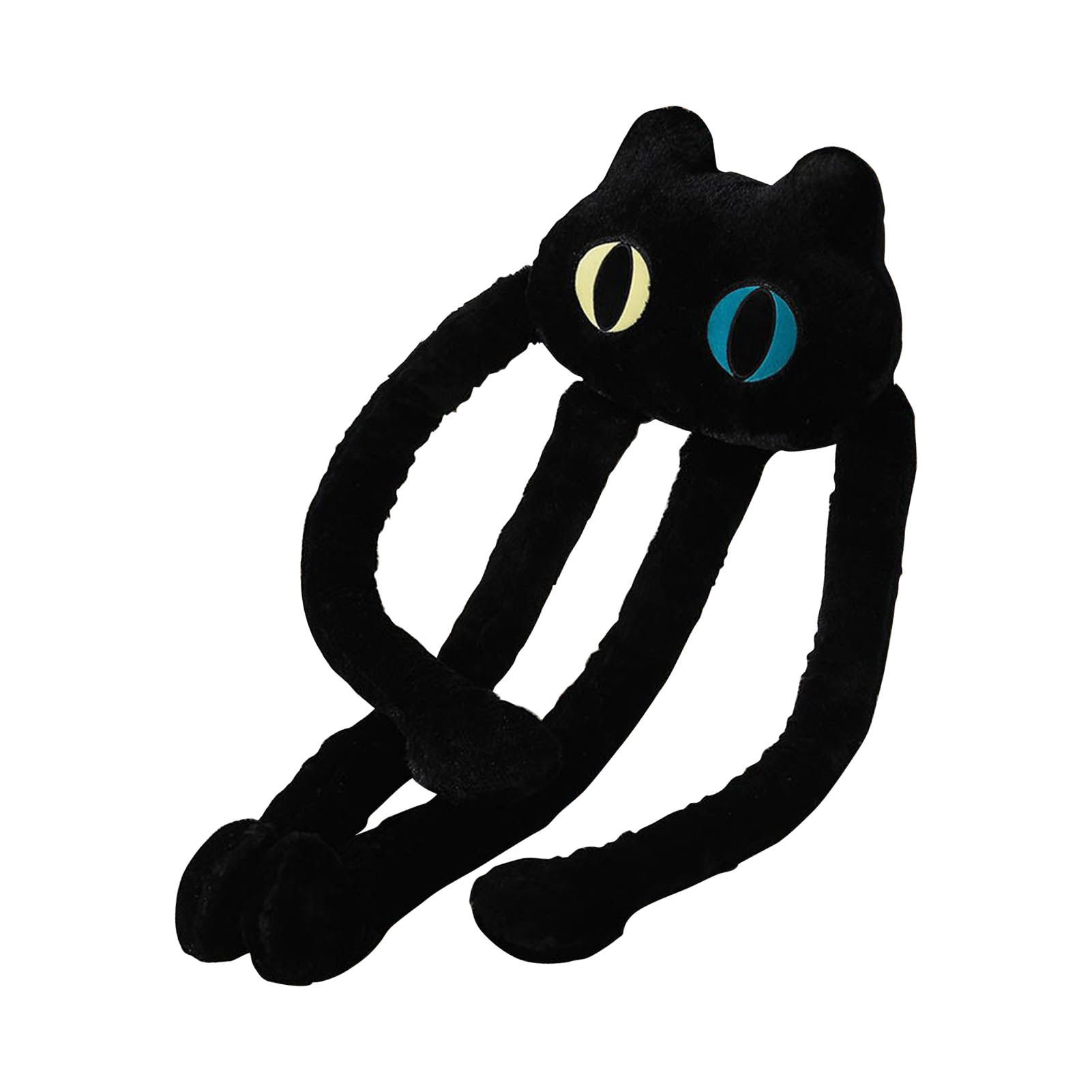 Long Legged Octopus Doll Long Legs and Feet Fine Stitching Plush Long Legs Toy for Men Women Black Cat - Image 4