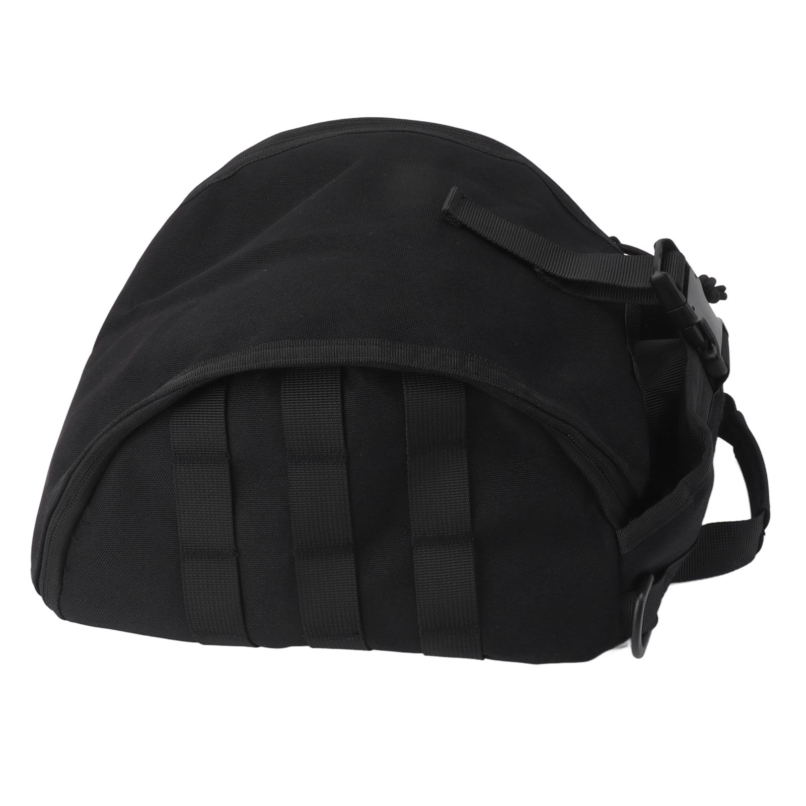 Outdoor Helmet Bag Nylon Waterproof Motorcycle Bike Bicycle Helmet Bag for Camping Hiking Black - Image 2