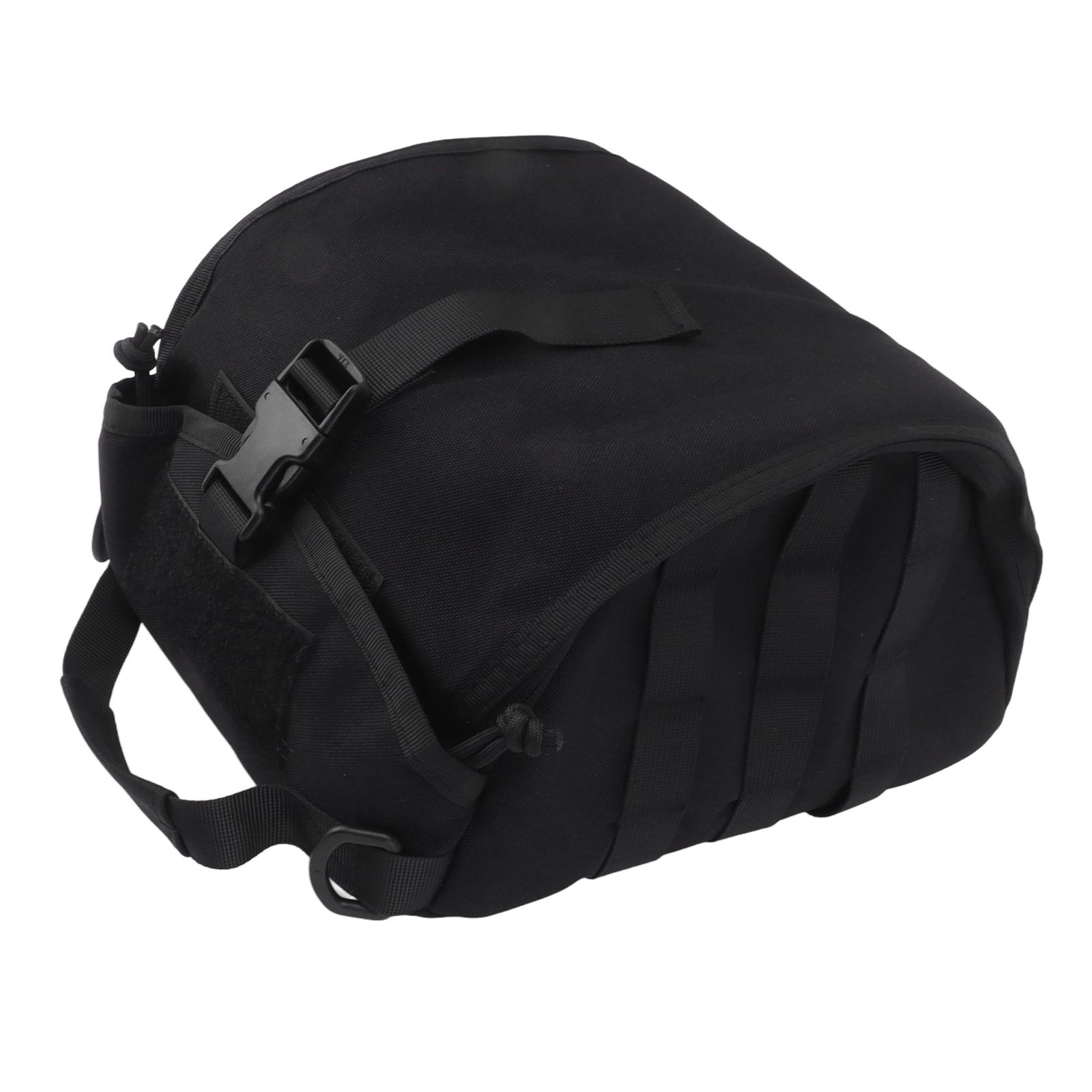 Outdoor Helmet Bag Nylon Waterproof Motorcycle Bike Bicycle Helmet Bag for Camping Hiking Black - Image 6